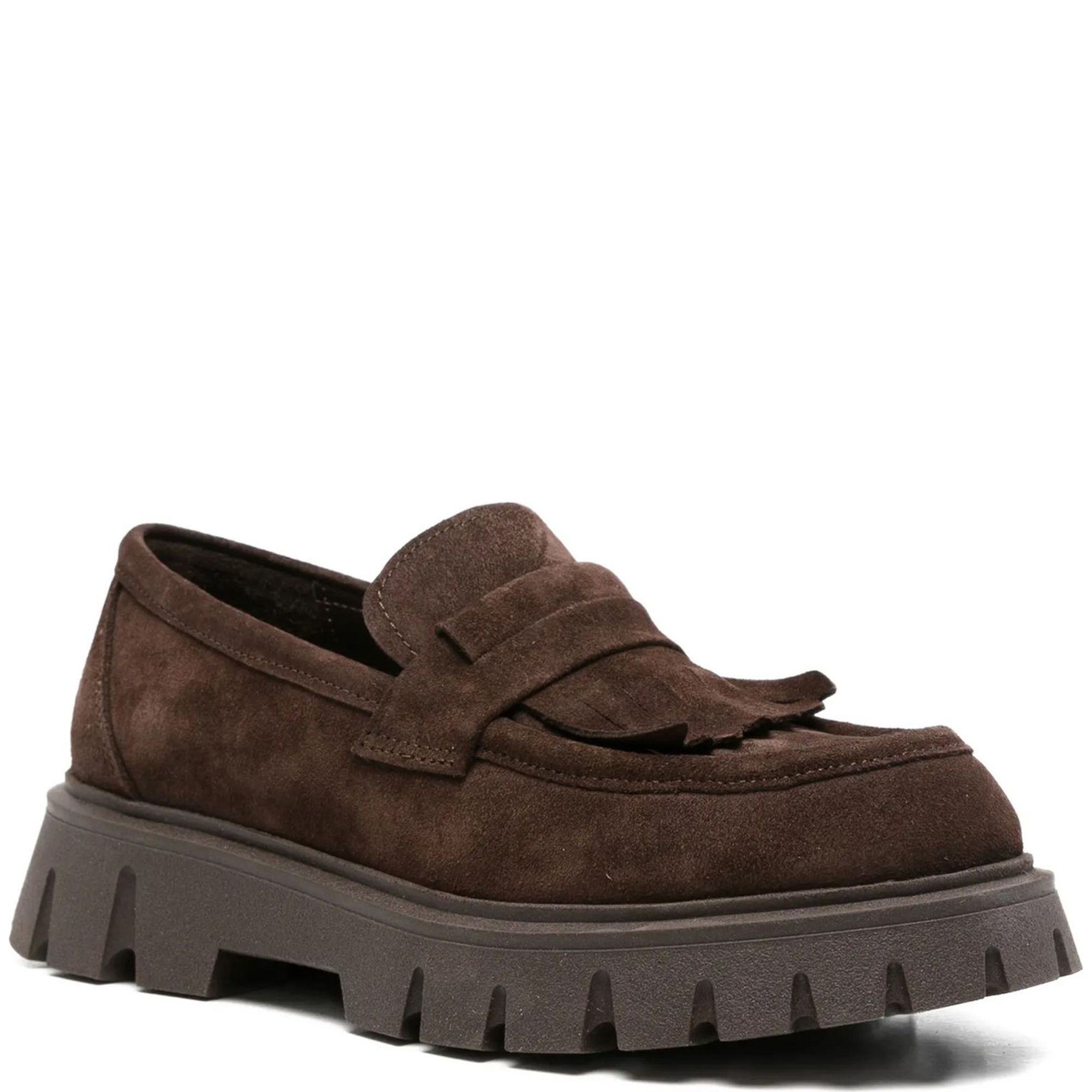 SERGIO MORETTI Loaferiai moterims, Ruda, Loafers 1