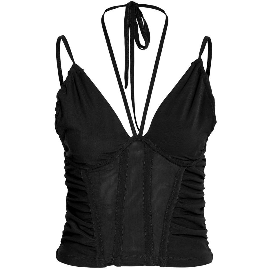 NOISY MAY Palaidinės moterims, Juoda, NMALEXA S/L CORSET ME