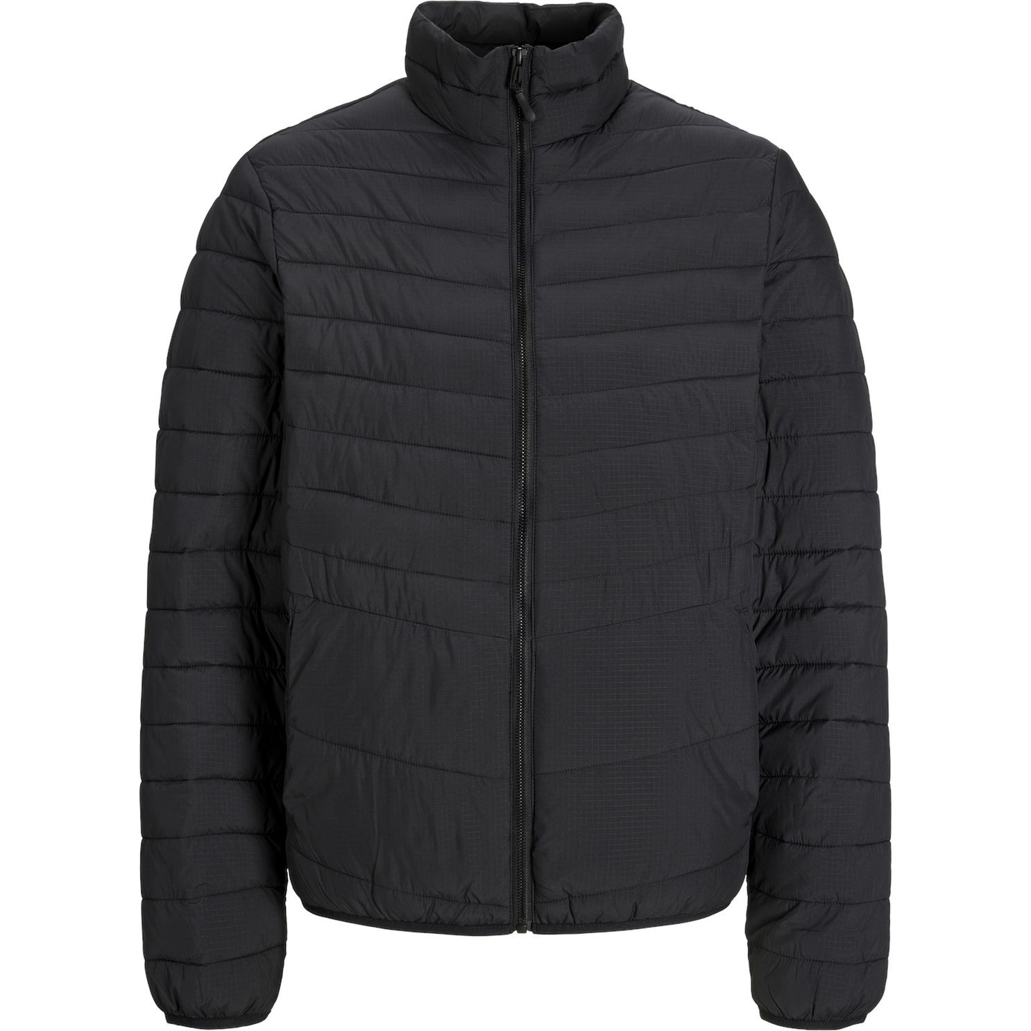 JACK & JONES Lengva striukė vyrams, Juoda, State packable puffer collar 1