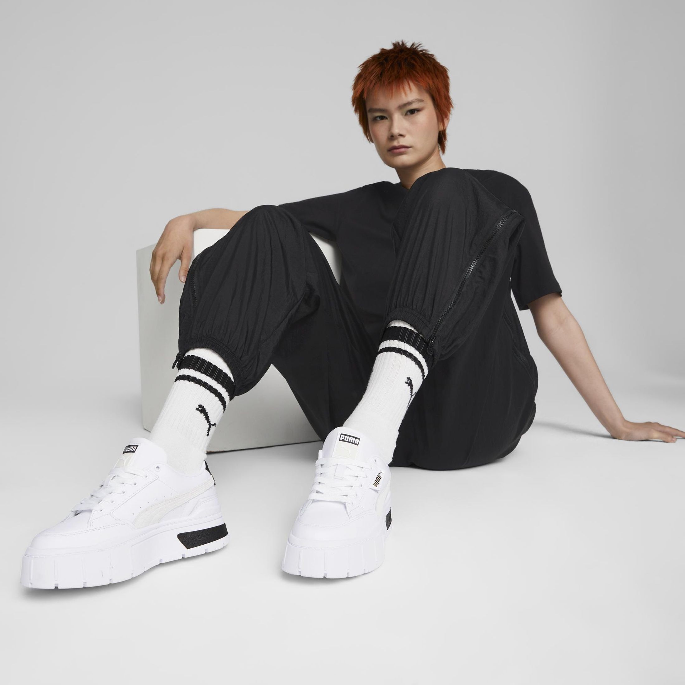 PUMA Laisvalaikio bateliai moterims, Balta, Mayze leisure 9