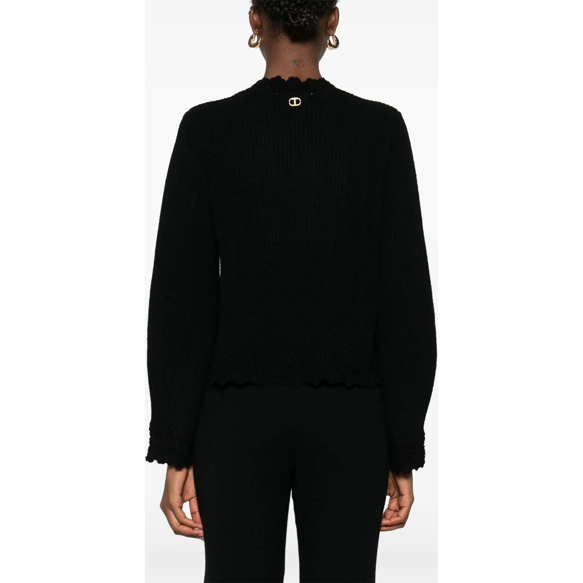 TWINSET Kardiganas moterims, Juoda, Cardigans 4