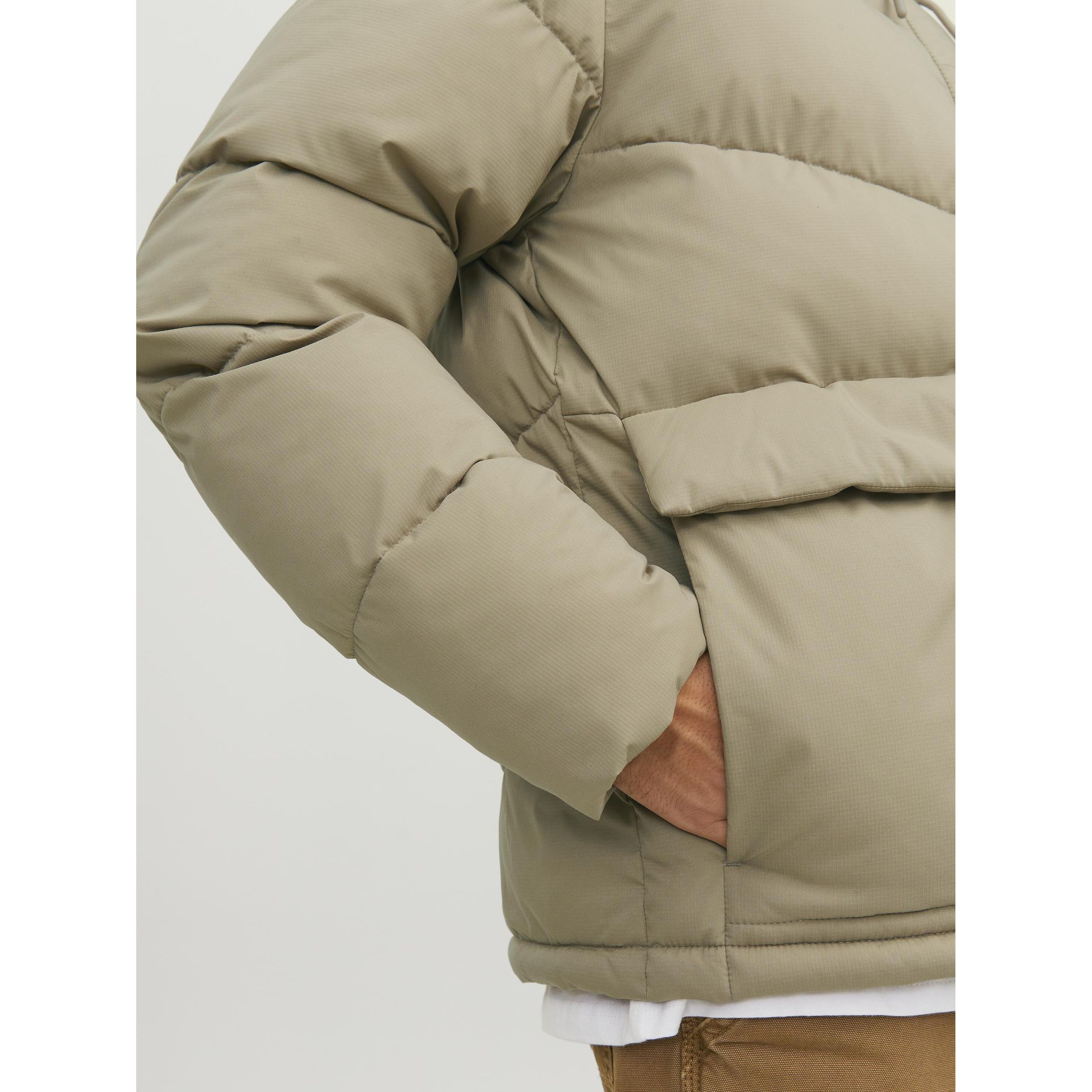 JACK & JONES Striukė vyrams, Smėlio, JORVESTERBRO PUFFER 6