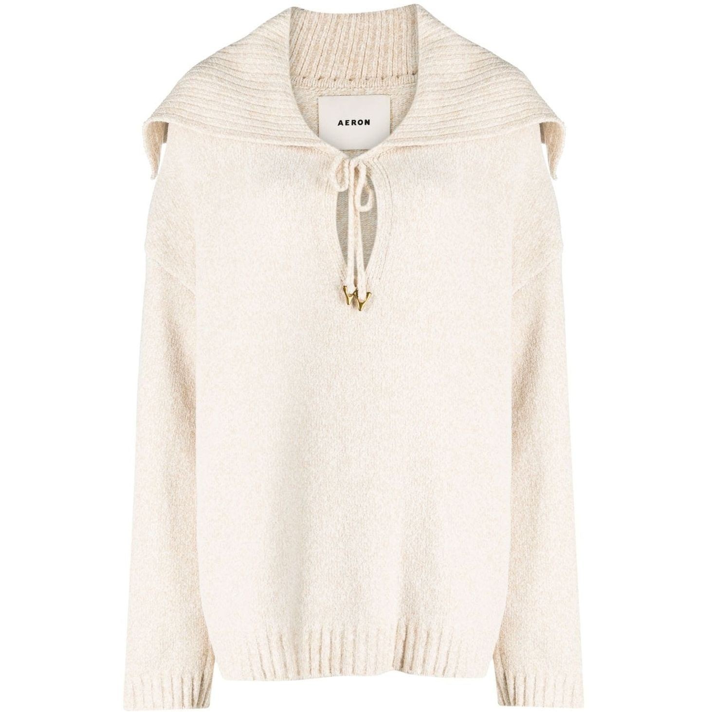 AERON Megztinis moterims, Kūno, Collar-detail sweater 1