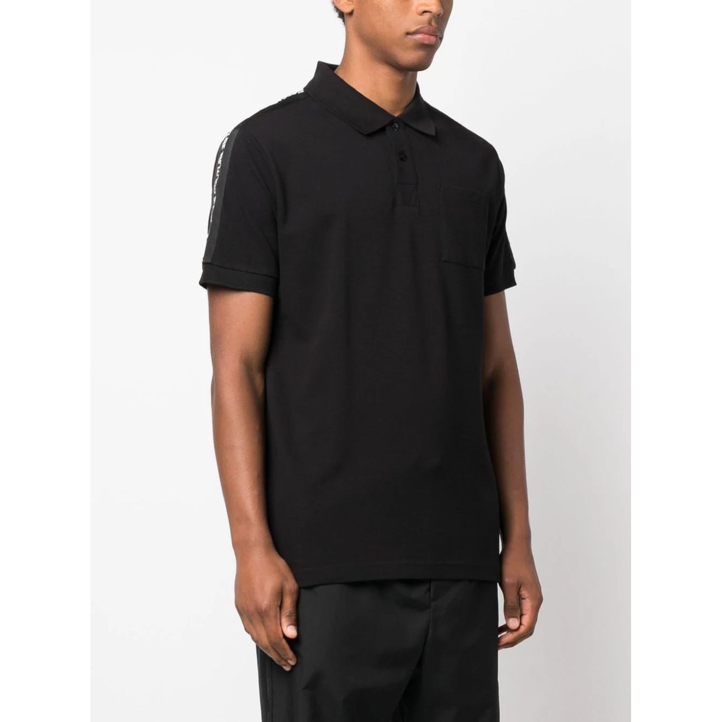 VERSACE JEANS CUTURE Polo marškiniai trumpos rank. vyrams, Juoda, Polo t-shirt 3