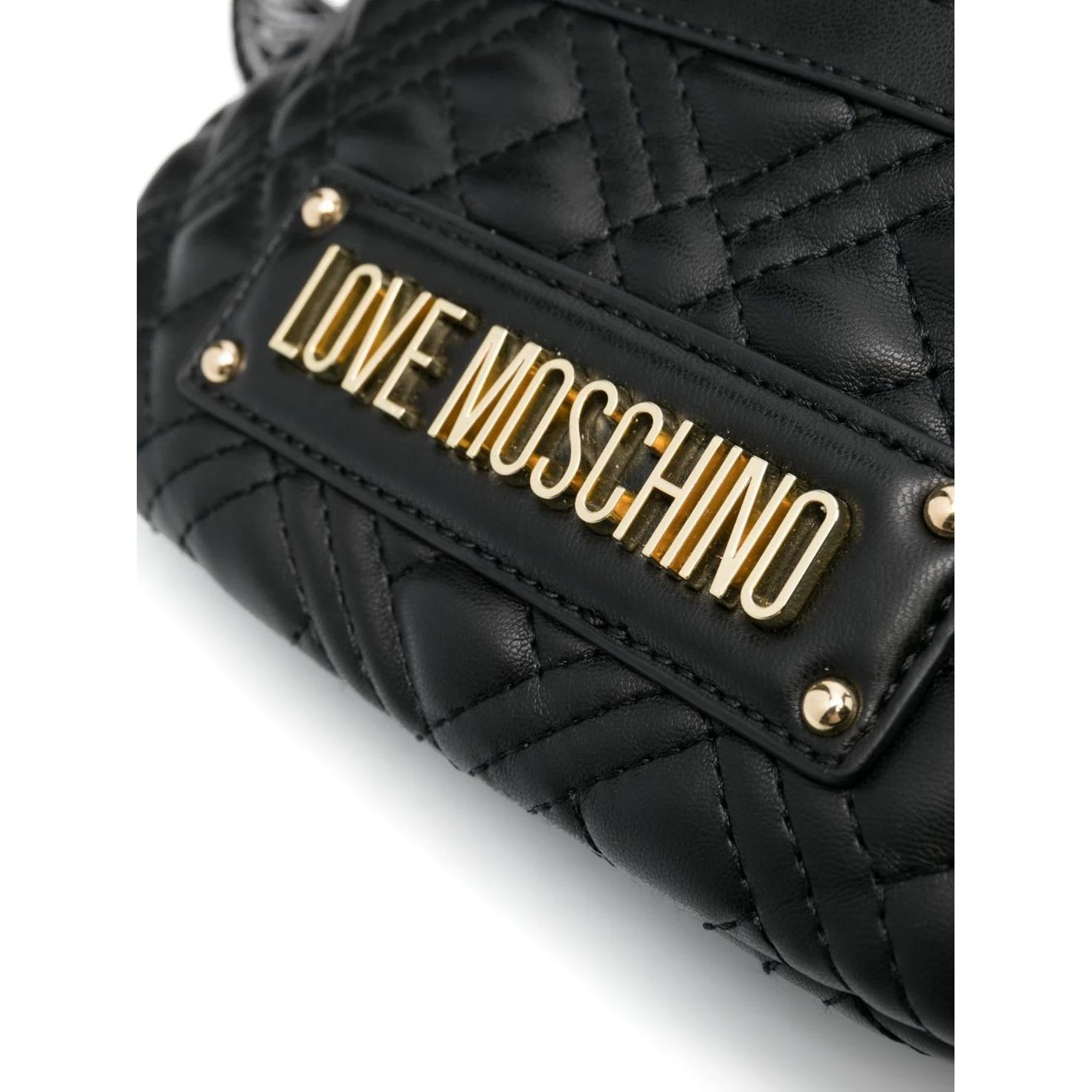 LOVE MOSCHINO Rankinė per juosmenį moterims, Juoda, Belt bag 3