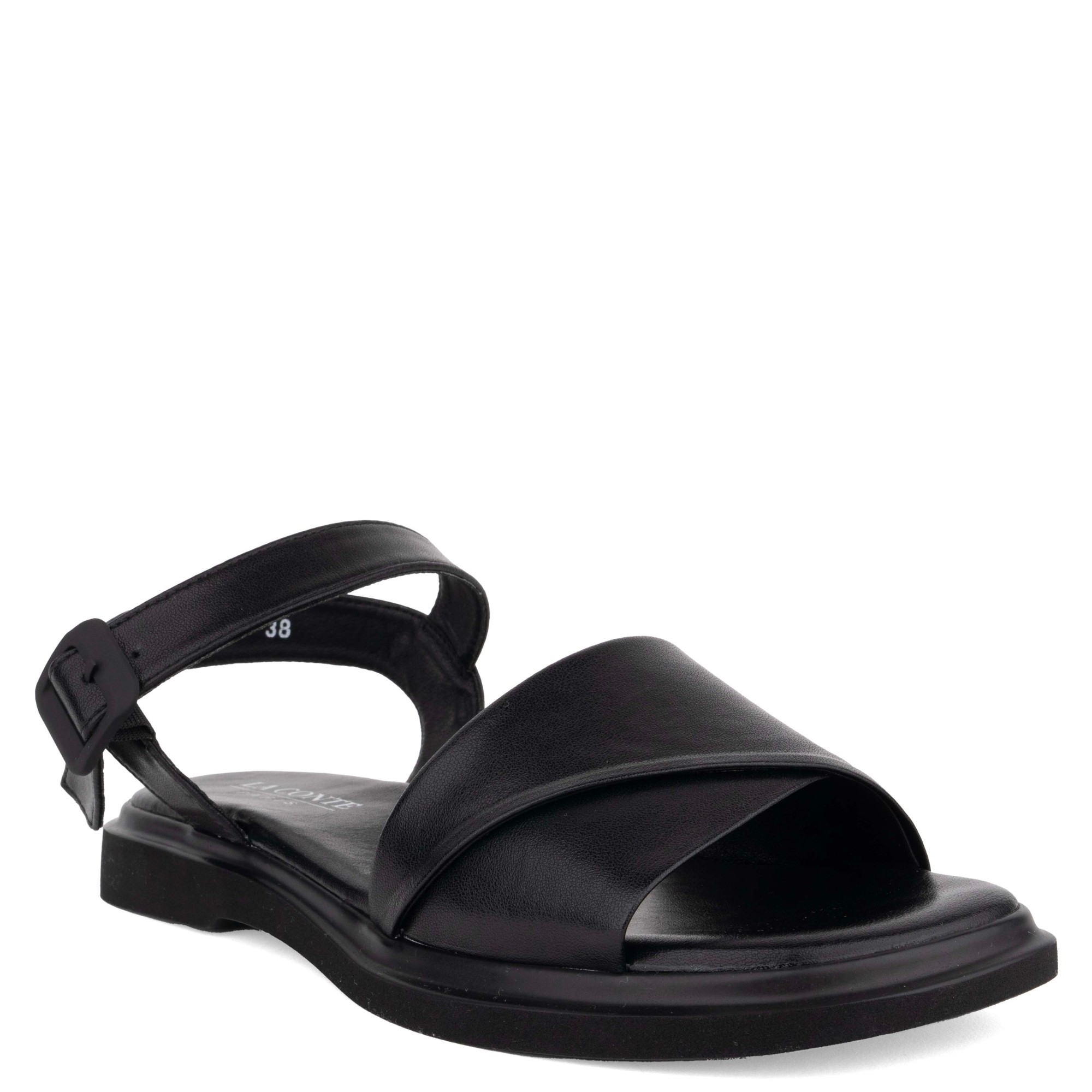 LA CONTE Basutės moterims, Juoda, Sandals 1
