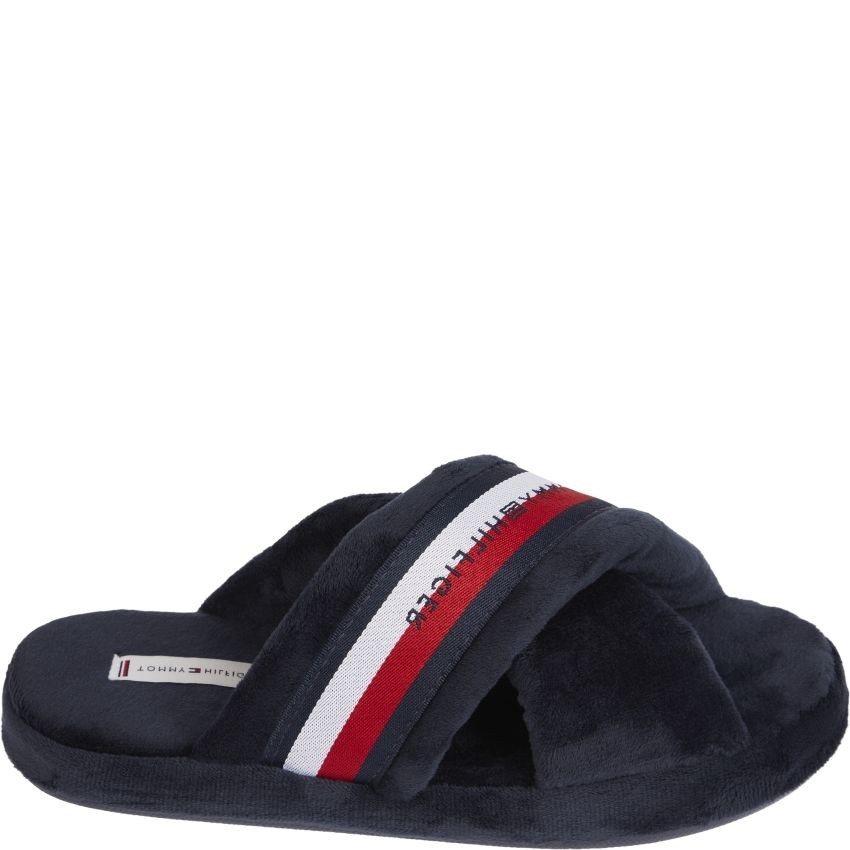 TOMMY HILFIGER Namų šlepetės moterims, Mėlyna, COMFY HOME SLIPPERS WISTRAPS 2