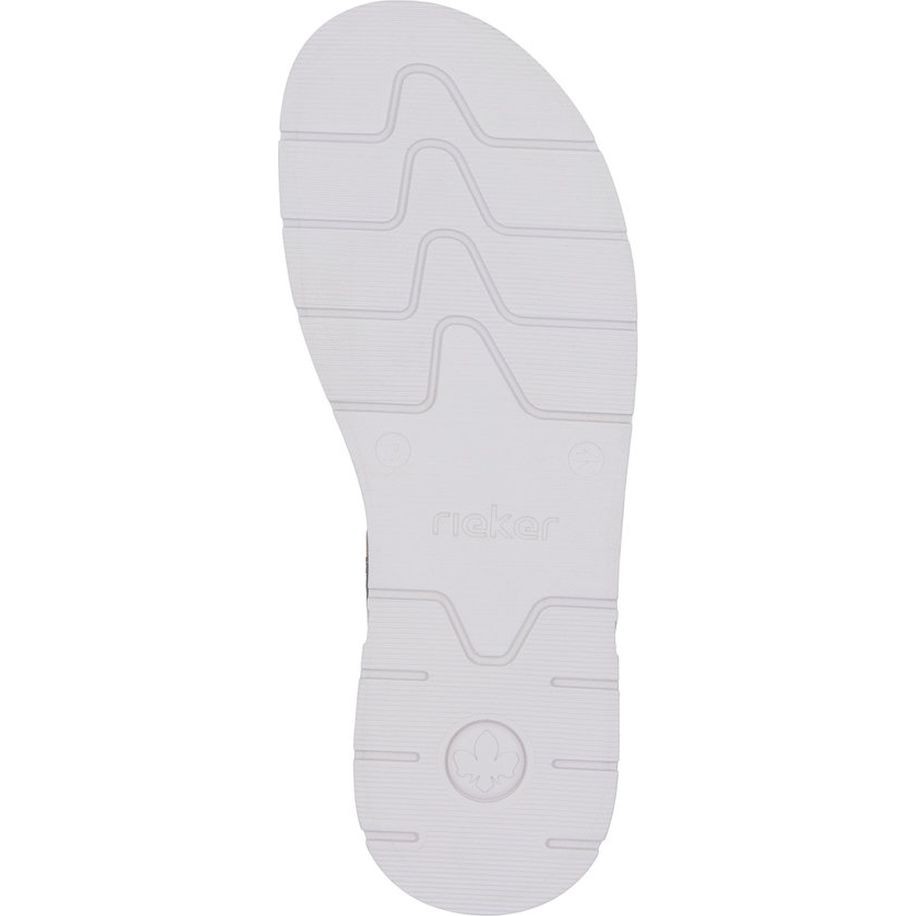 RIEKER Basutės moterims, Balta, SANDALS 9