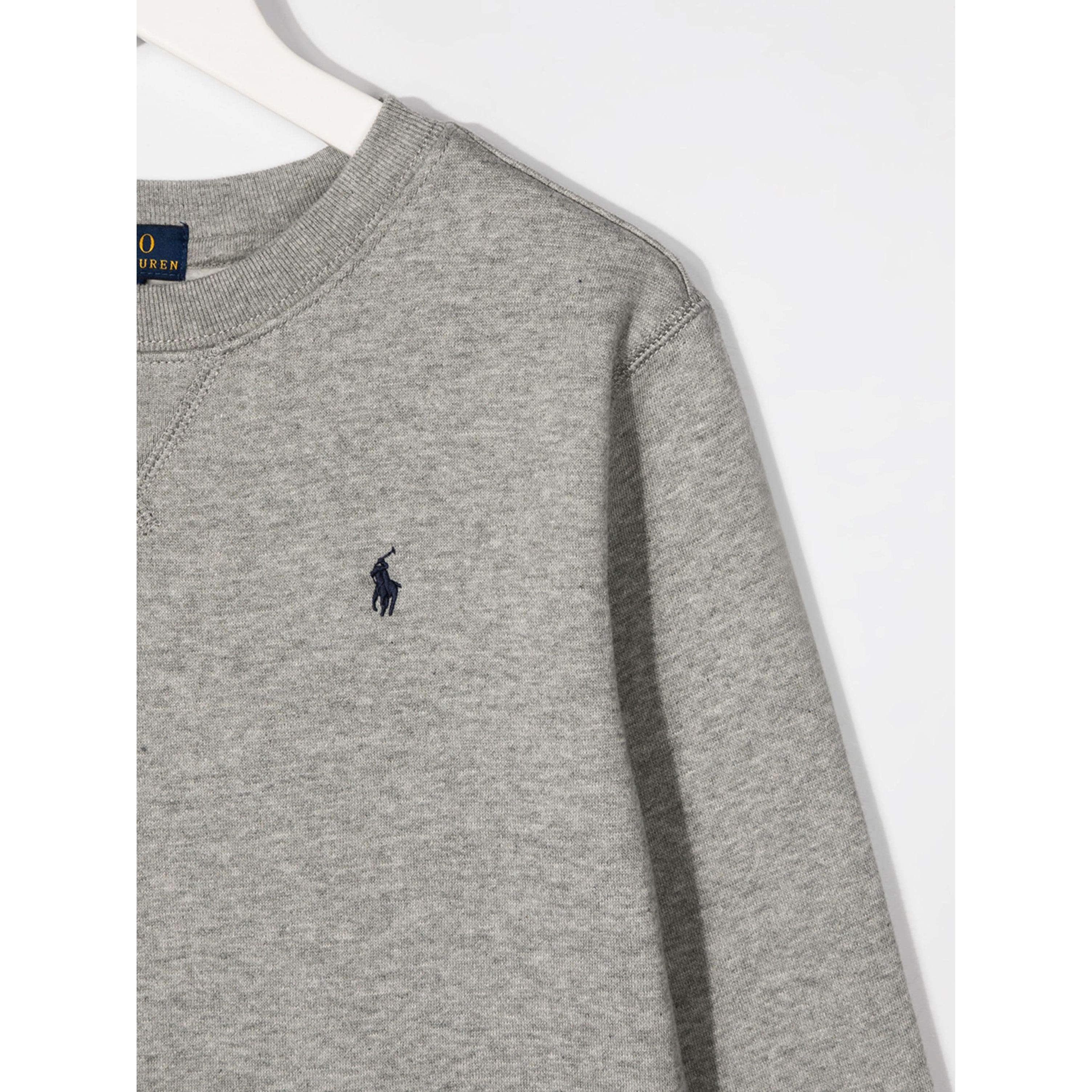 RALPH LAUREN KIDS Sportinis nertinis berniukams, Pilka, Fleece sweatshirt (8-20) 3