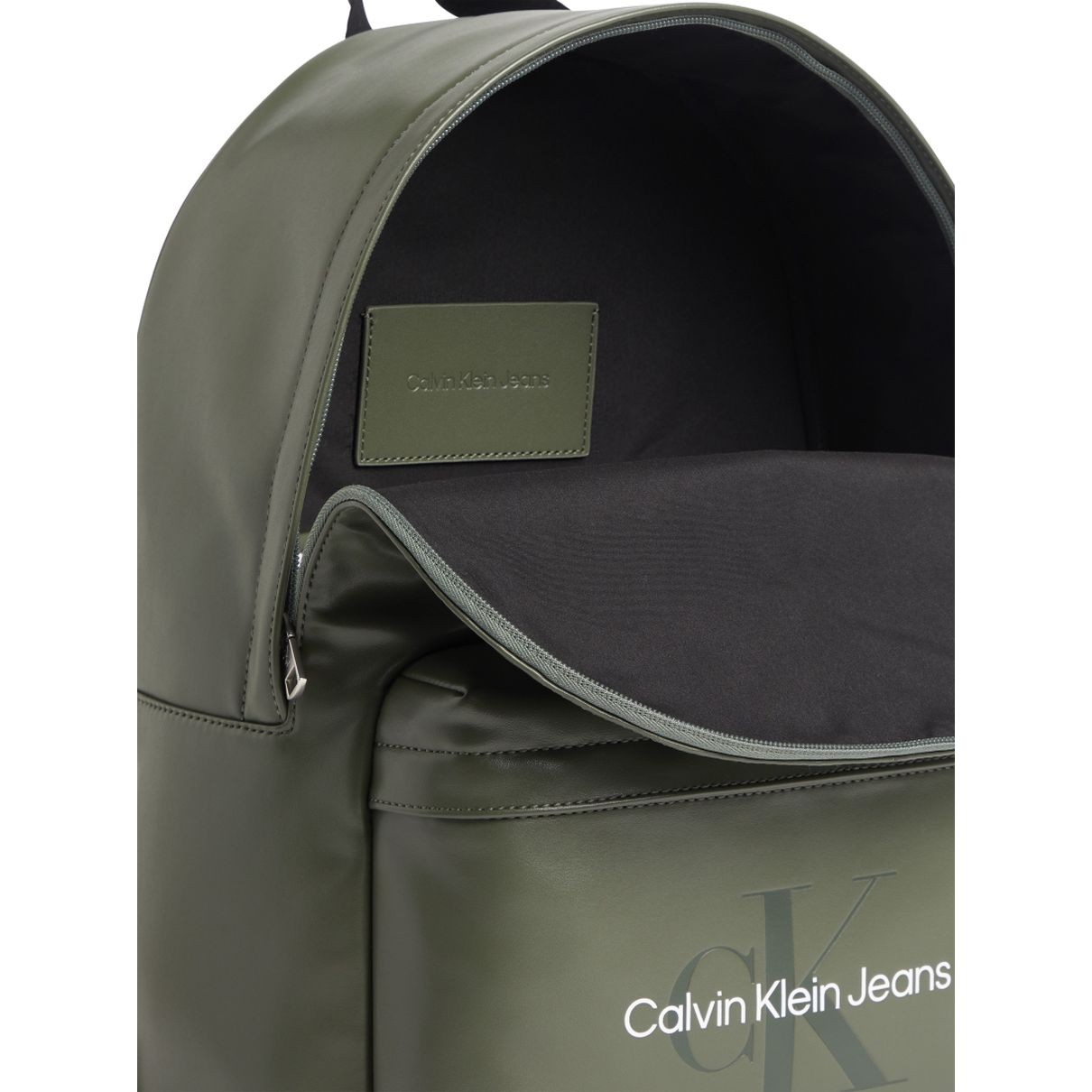CALVIN KLEIN JEANS Kuprinė vyrams, Žalia, Monogram campus backpack 3