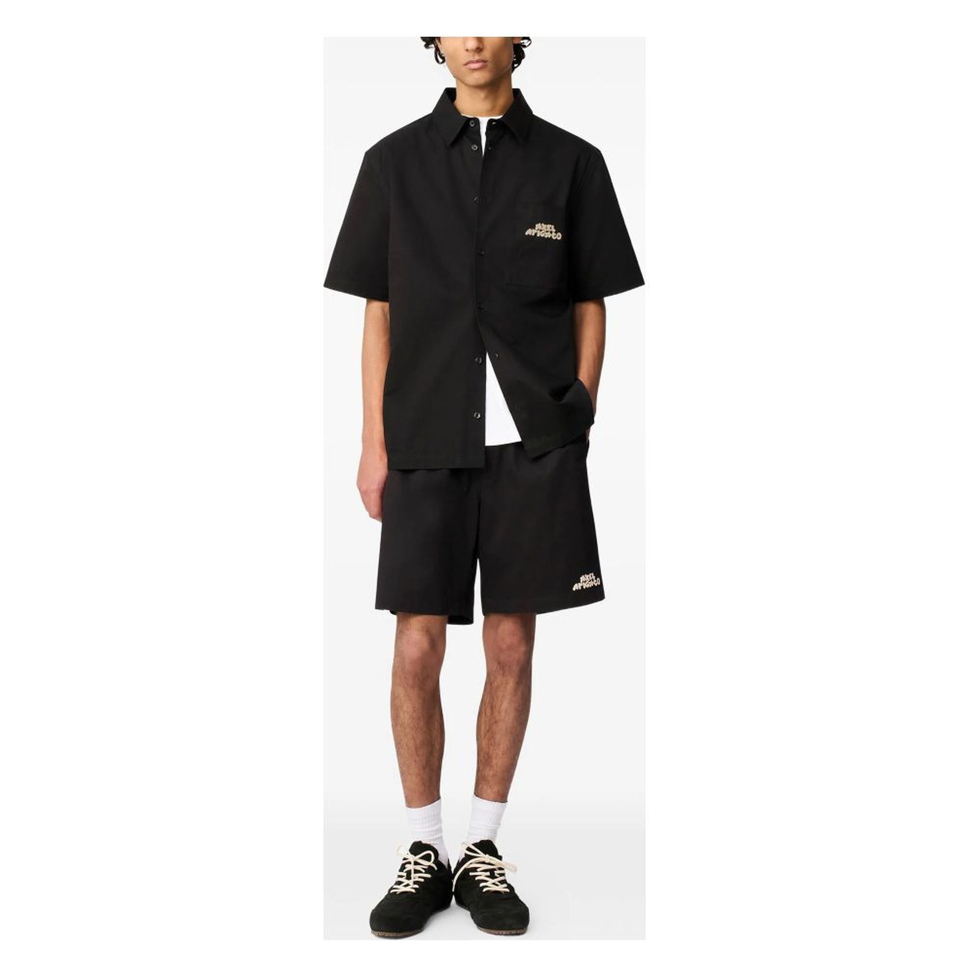 AXEL ARIGATO Šortai vyrams, Juoda, Heath shorts 2