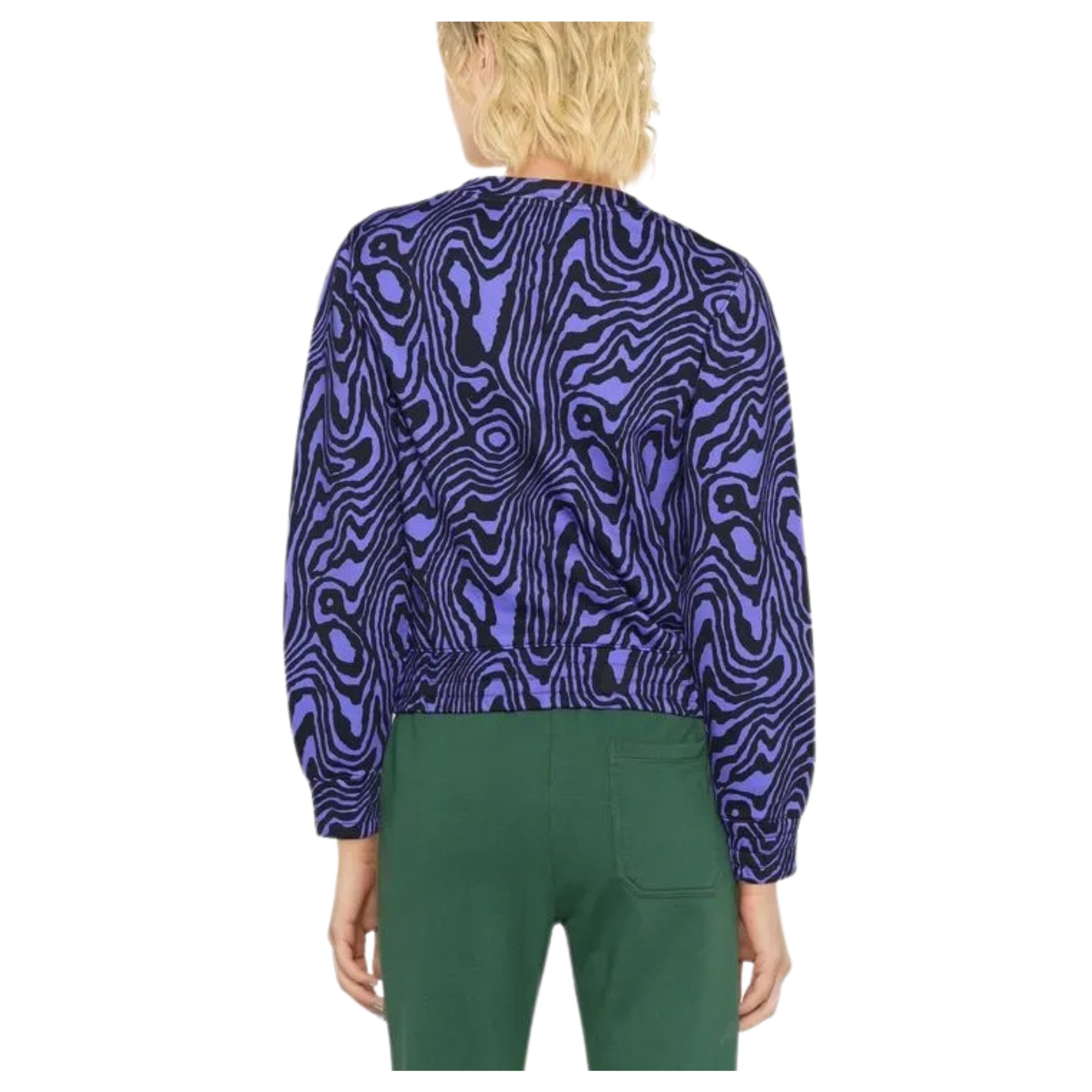 MOSCHINO Sportinis nertinis moterims, Mėlyna, Sweatshirt 3