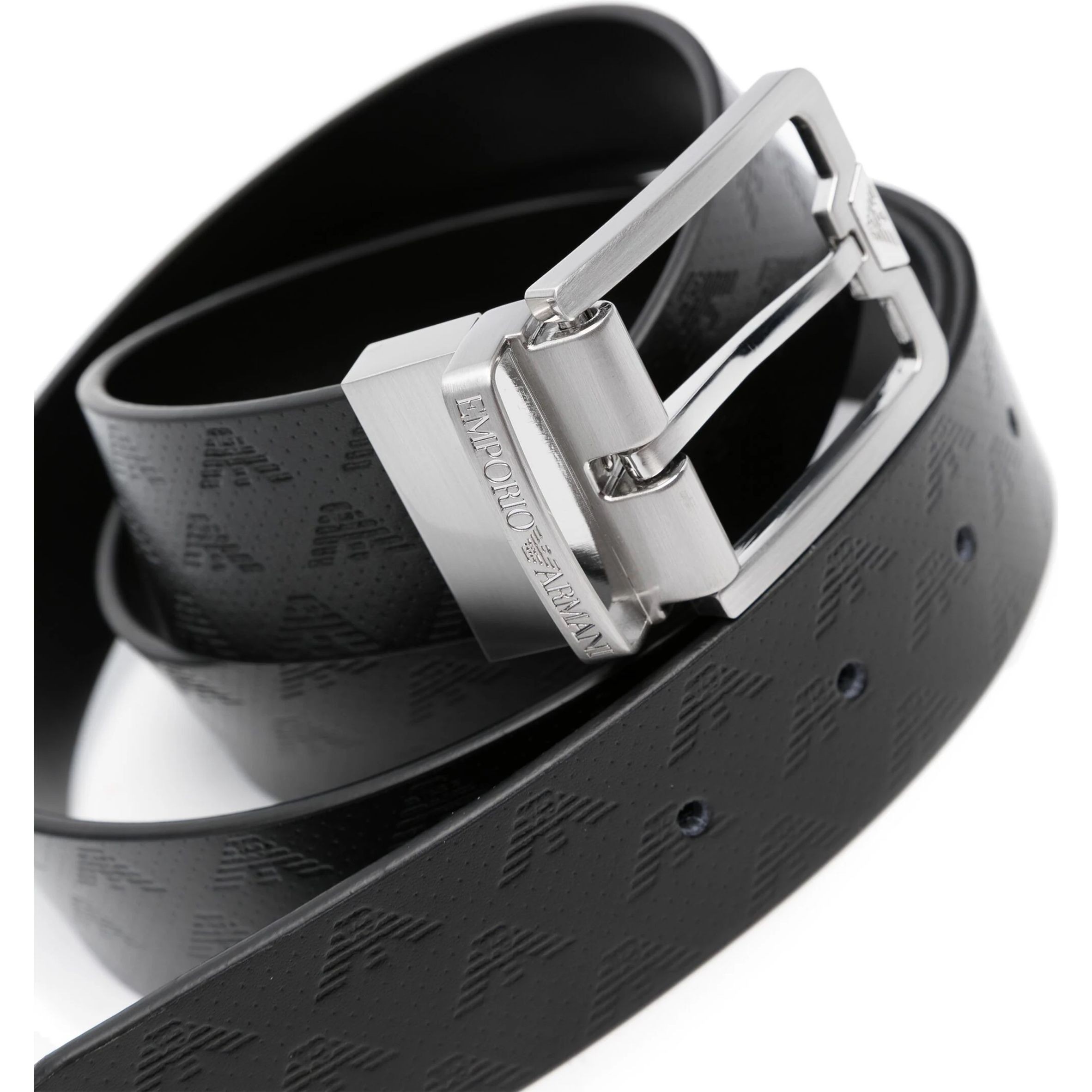 EMPORIO ARMANI Diržas vyrams, Juoda, Tongue belt 2