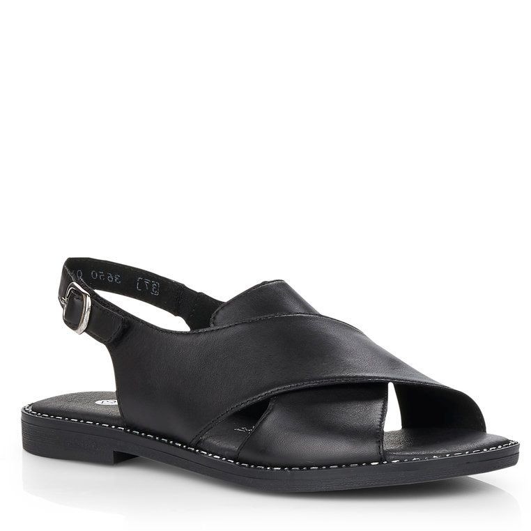 REMONTE Basutės moterims, Juoda, SANDALS 1
