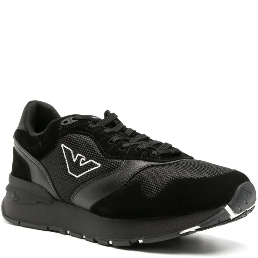 EMPORIO ARMANI Sportiniai bateliai vyrams, Juoda, Sneaker 1