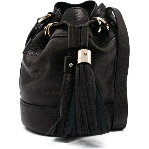 SEE BY CHLOE Pirkinių krepšys moterims, Juoda, Vicki small bucket bag 1