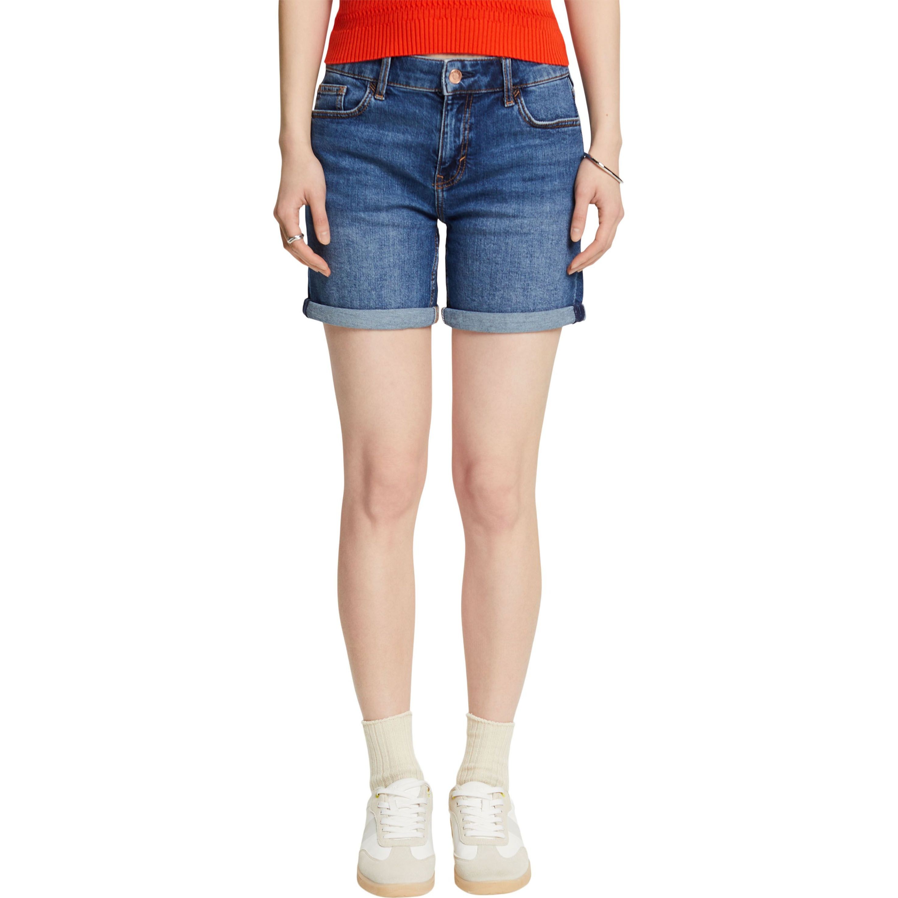 ESPRIT Šortai moterims, Mėlyna, rcs m reg Shorts, esp994ee1c308-902 2