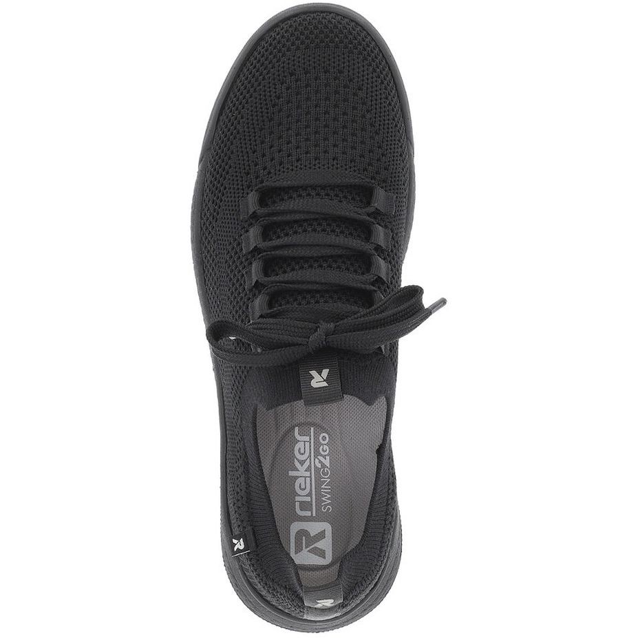 RIEKER Laisvalaikio bateliai moterims, Juoda, LEISURE 6