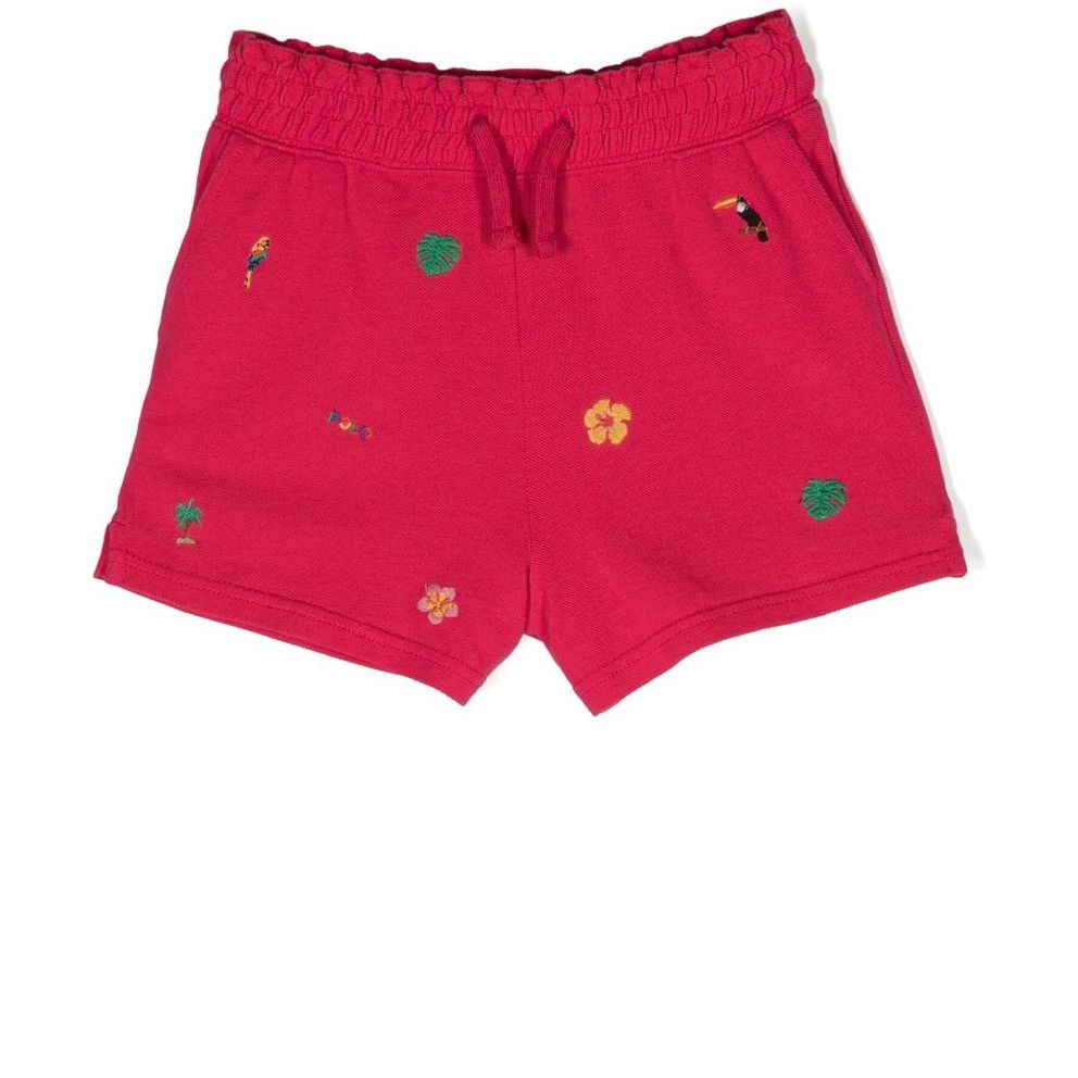 RALPH LAUREN KIDS Šortai mergaitėms, Rožinė, Athletic shorts 1