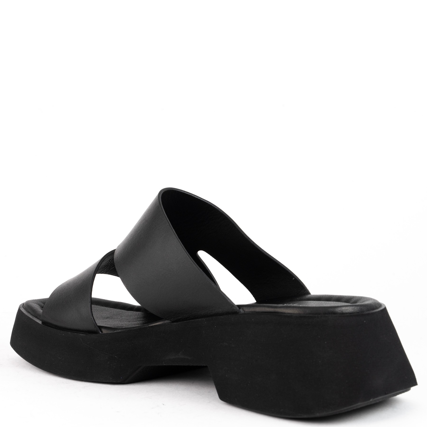 SERGIO MORETTI Klumpės moterims, Juoda, Slippers 3