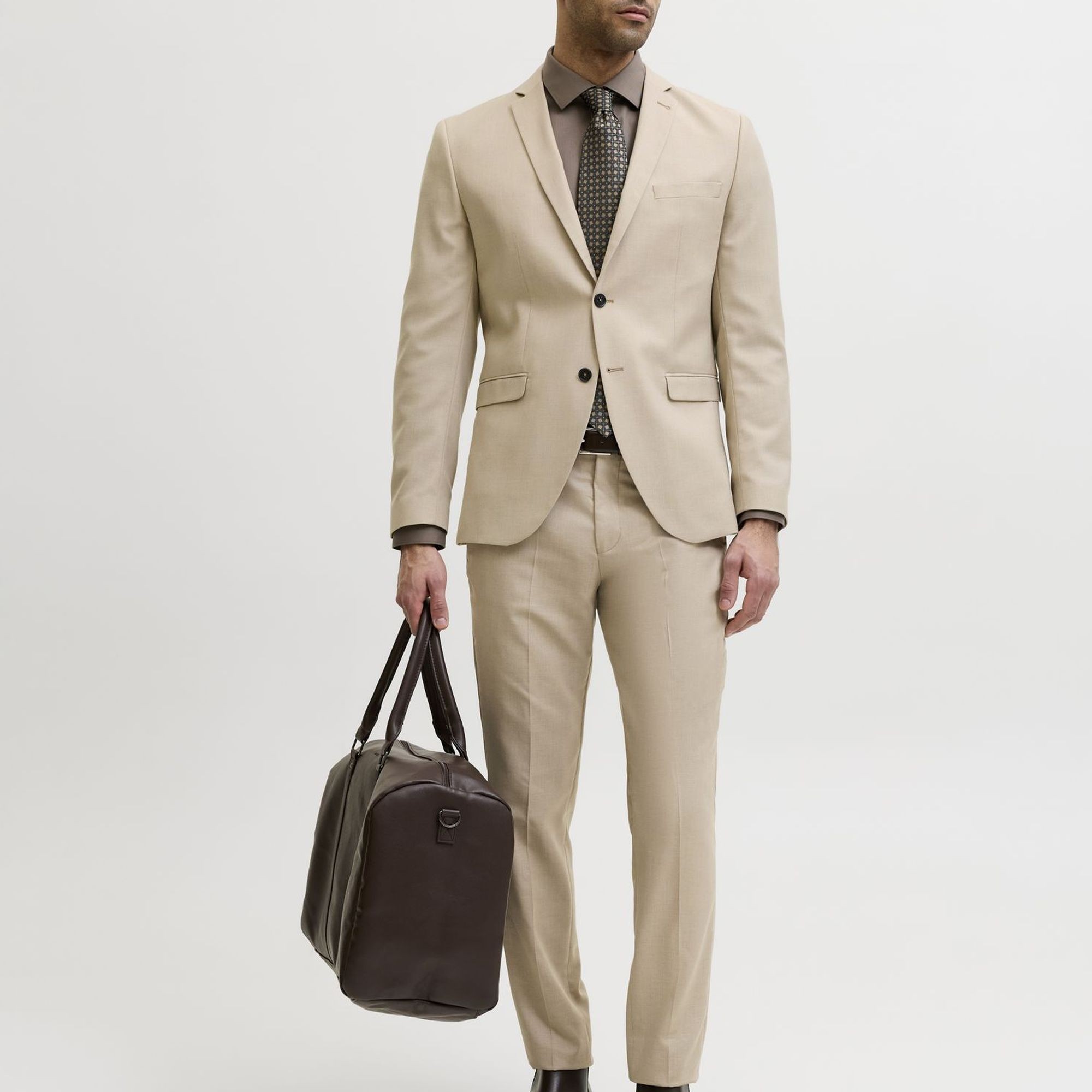 JACK & JONES Švarkas vyrams, Smėlio, Jprsolarisblazers 5