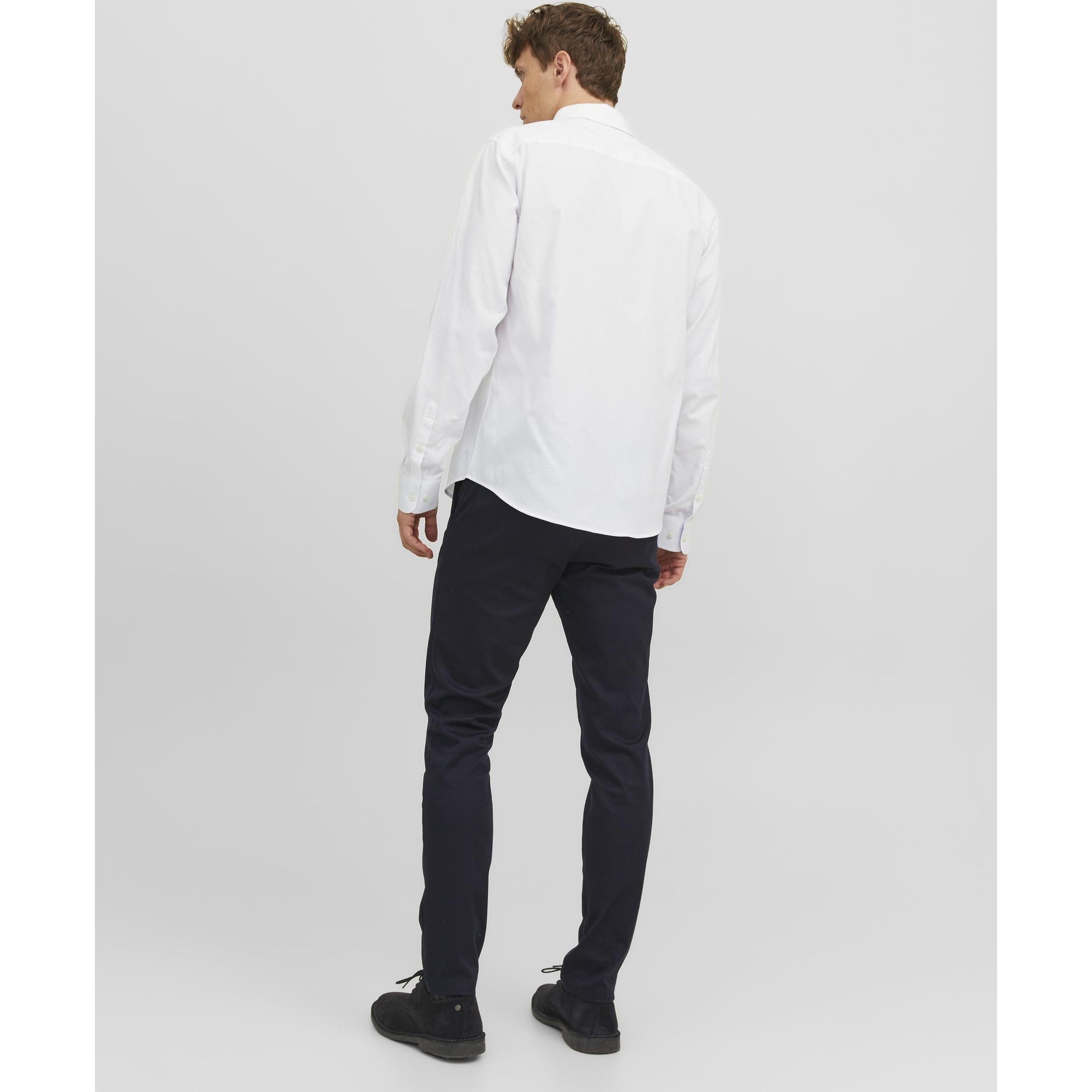 JACK & JONES Marškiniai vyrams, Balta, JPRBLABELFAST SHIRT L/ 2