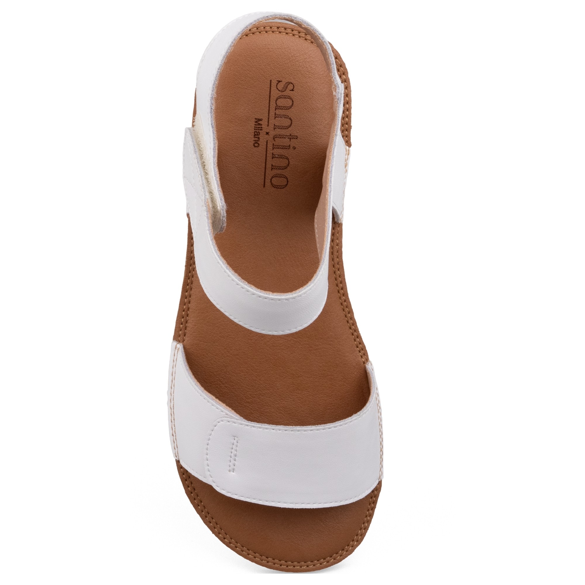 SANTINO MILANO Basutės moterims, Balta, Sandals 4