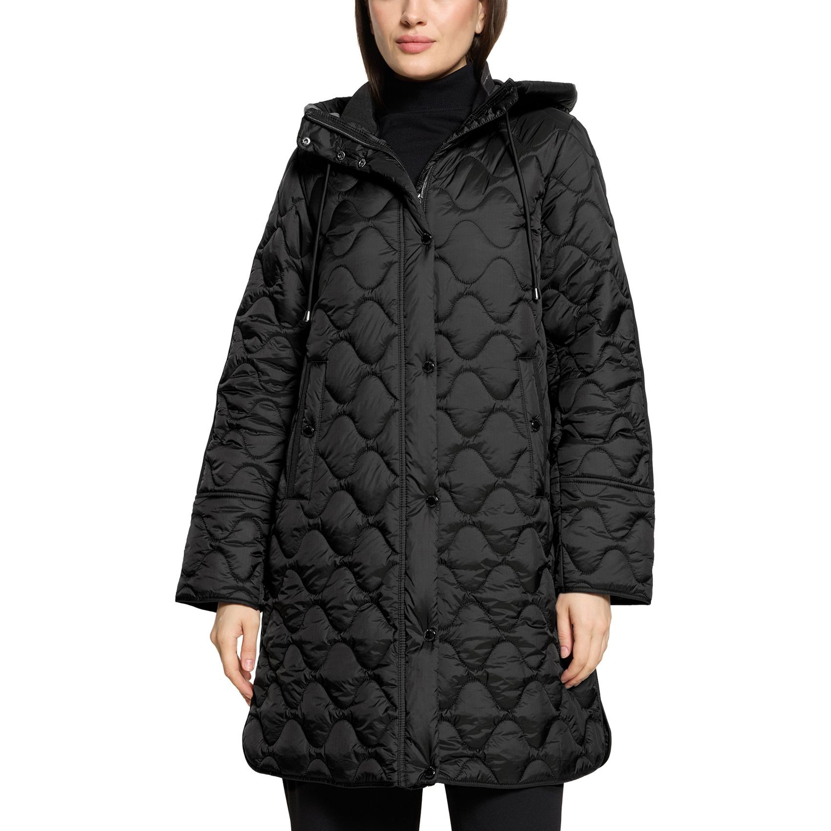 BETTY BARCLAY Striukė moterims, Juoda, Quilted Jacket 7