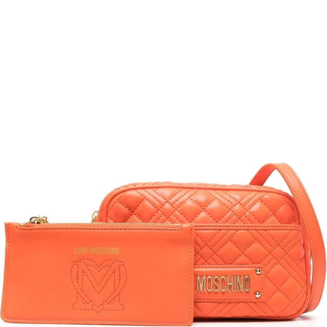 LOVE MOSCHINO Rankinė per petį moterims, Oranžinė, Crossbody 1