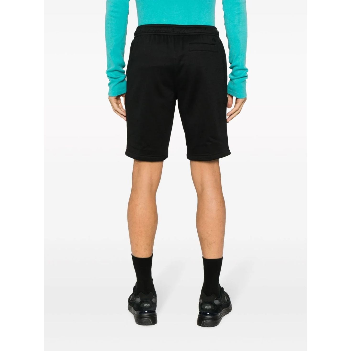 CALVIN KLEIN JEANS Šortai vyrams, Juoda, Logo tape hwk short 3