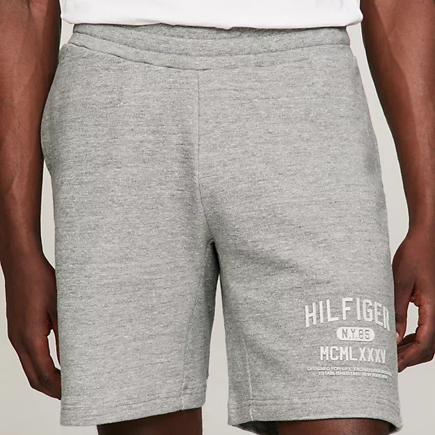 TOMMY HILFIGER Šortai vyrams, Pilka, Graphic sweatshort 2