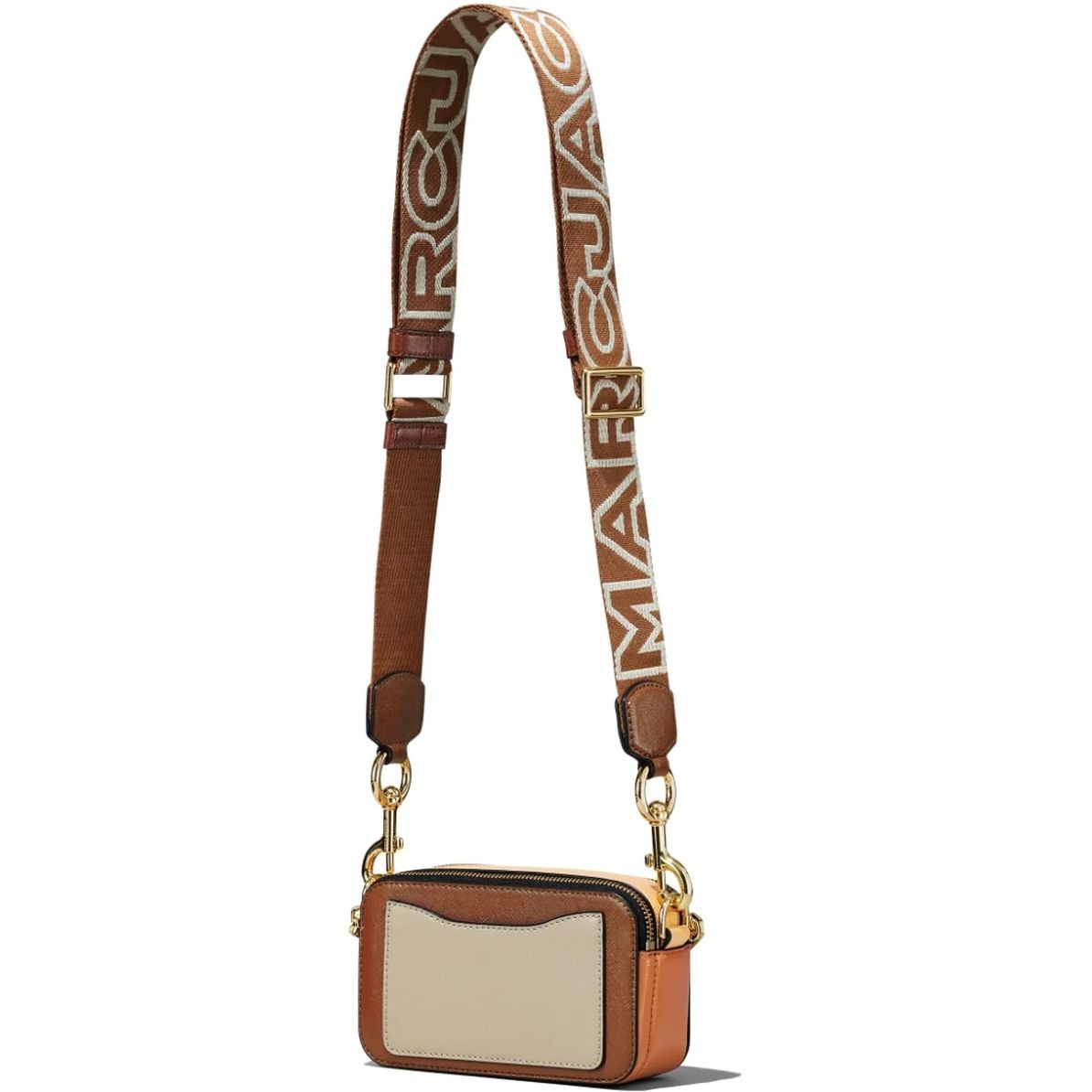 MARC JACOBS Rankinė per petį moterims, Ruda, The snapshot 3