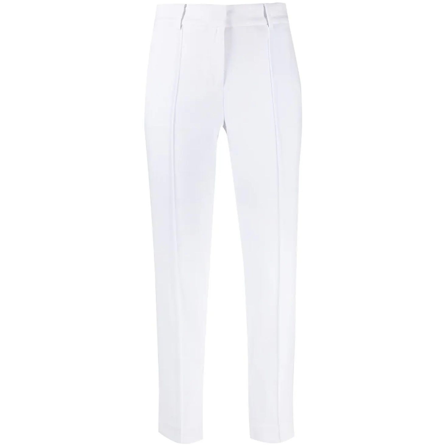 MICHAEL KORS Laisvalaikio kelnės moterims, Balta, Slim crop pant