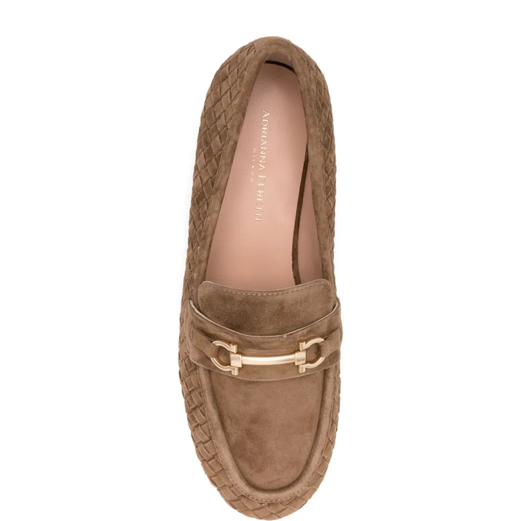 ADRIANNA FERETTI Loaferiai moterims, Ruda, Loafers, af6039-26101brw 4