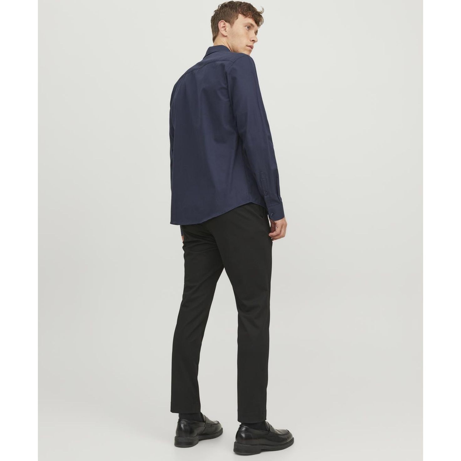 JACK & JONES Marškiniai vyrams, Mėlyna, JPRBLABELFAST SHIRT L/ 5