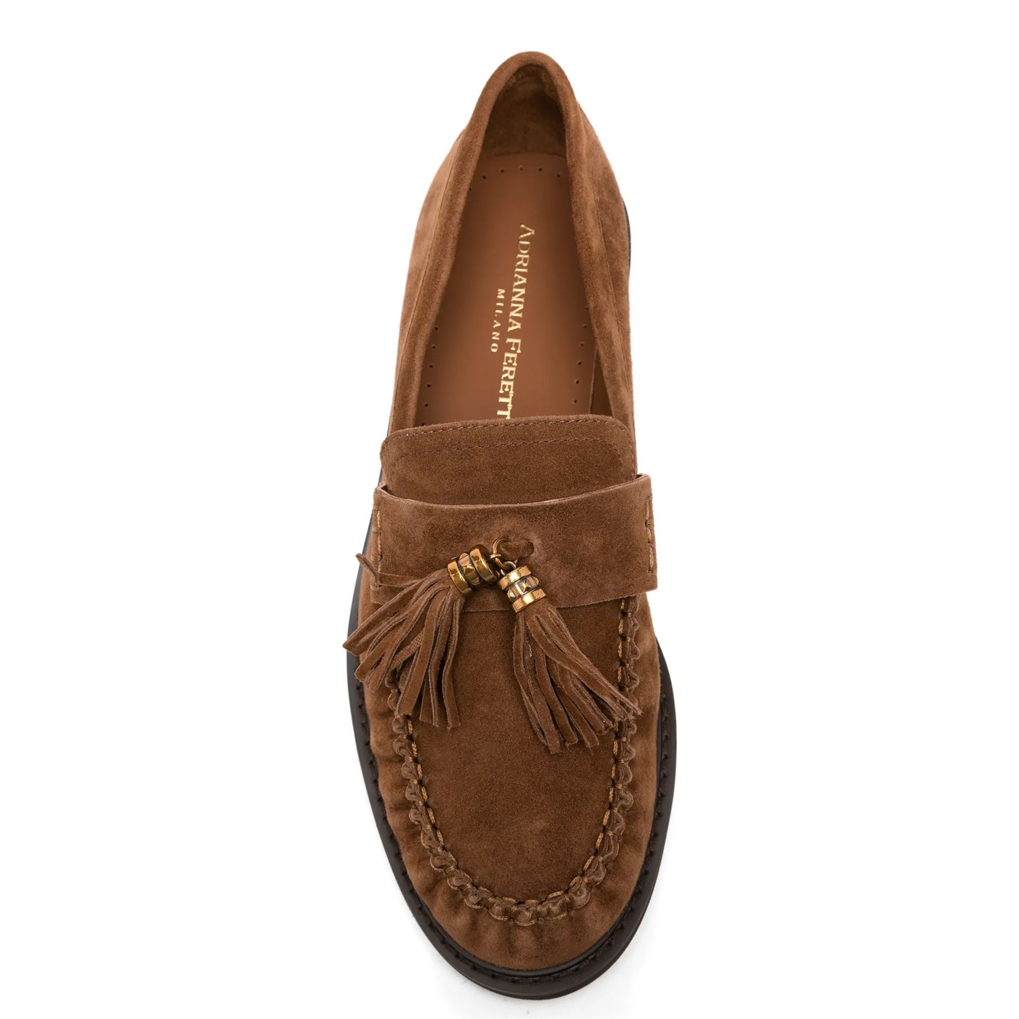 ADRIANNA FERETTI Loaferiai moterims, Ruda, Loafers 4