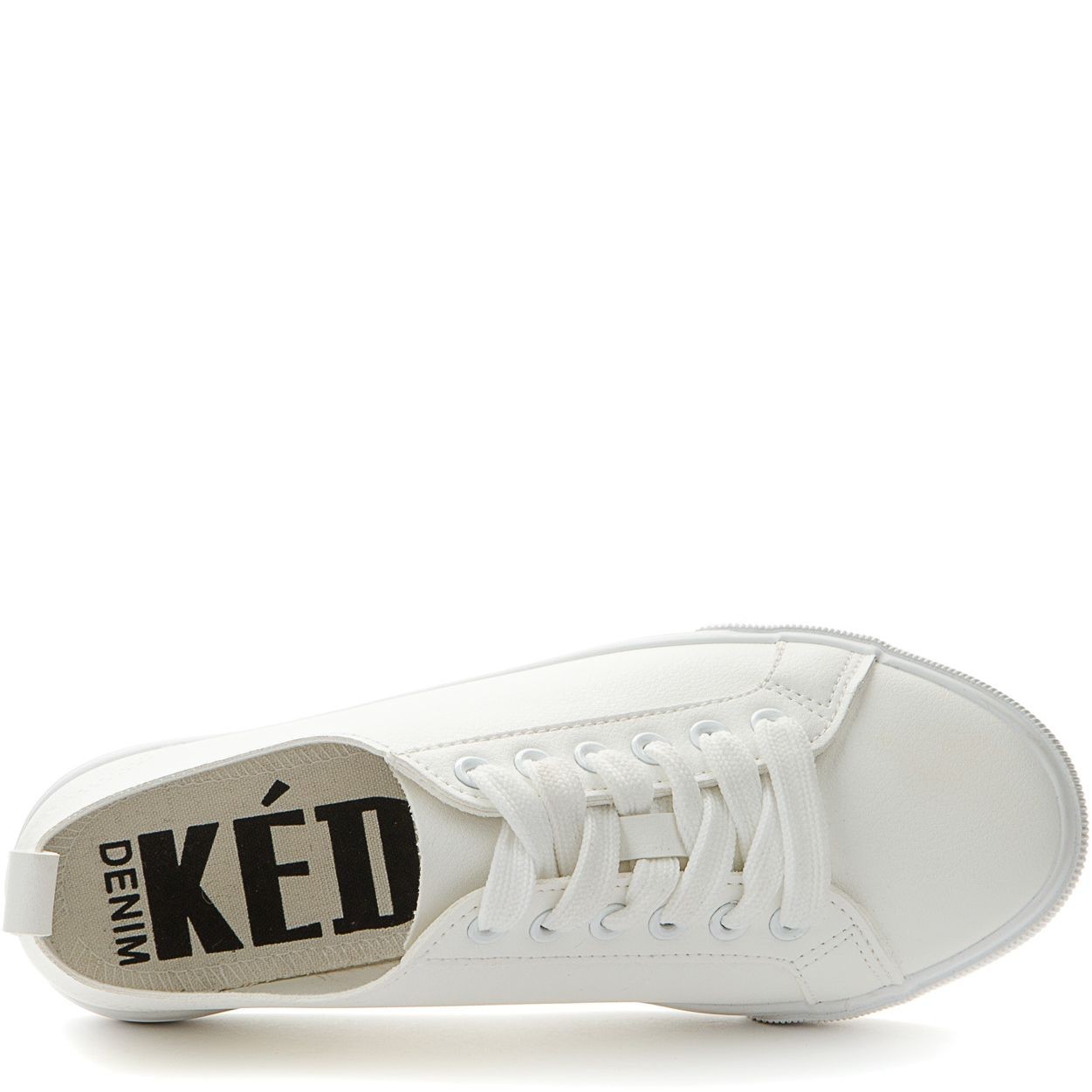 KEDDO DENIM Bateliai, moterims, Balta, Sneakers 4