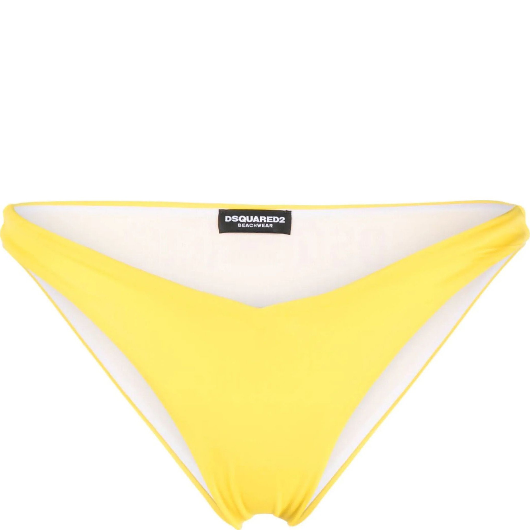DSQUARED2 UNDERWEAR Maudymosi kostiumėlis moterims, Geltona, Swimwear 1