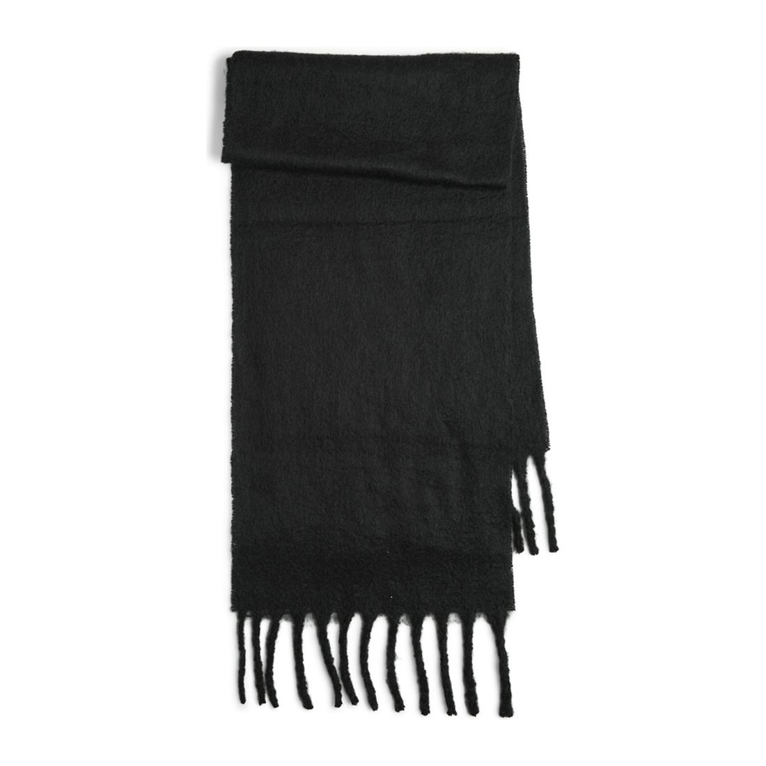 PIECES Šalikas moterims, Juoda, Nikita long scarf 1
