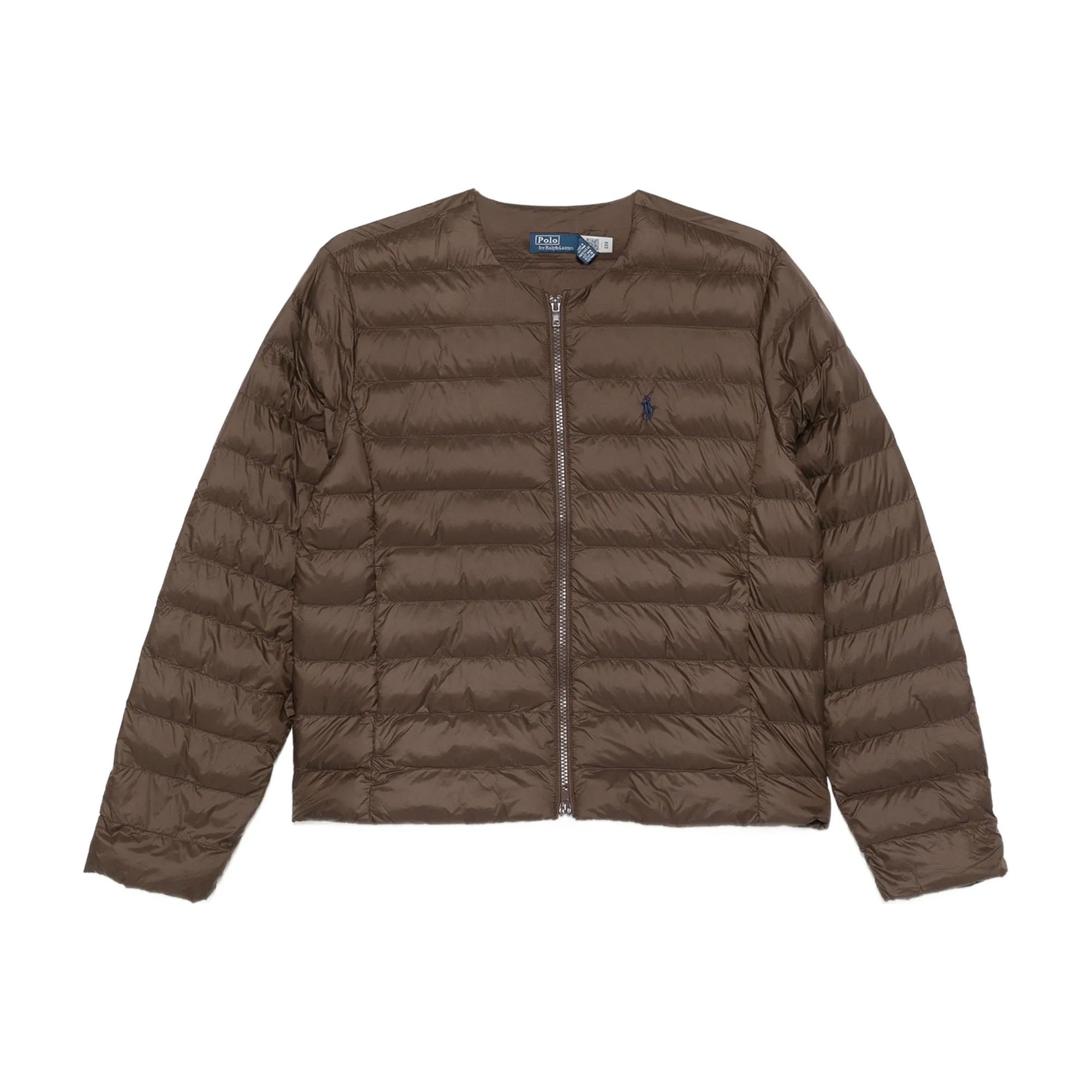 POLO RALPH LAUREN Pūkinė striukė moterims, Ruda, Woven-puffer-jacket 1