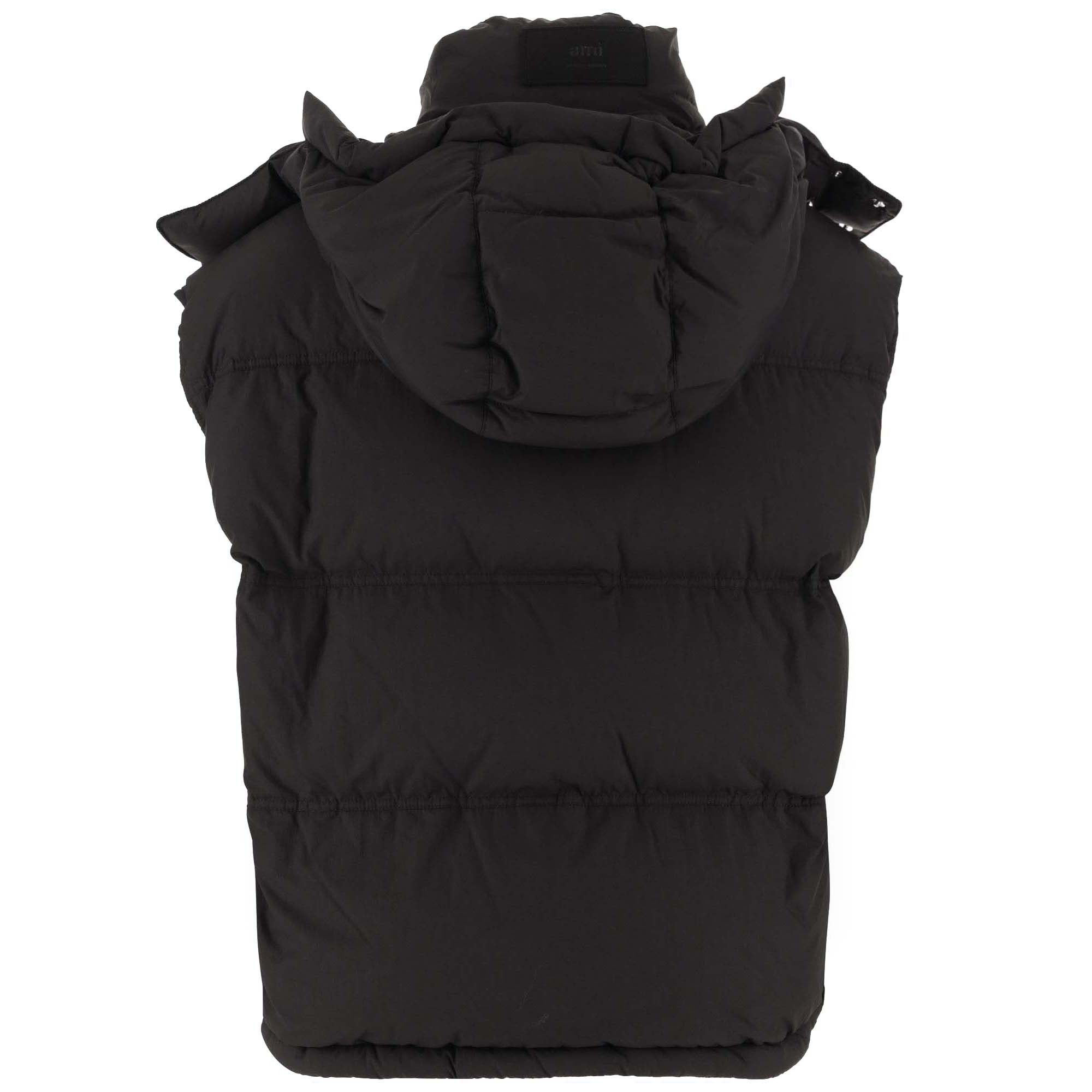 AMI PARIS Pūkinė striukė, Juoda, Down jacket 2