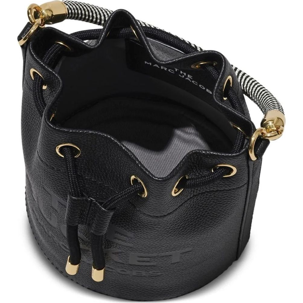 MARC JACOBS Rankinė per petį moterims, Juoda, The bucket 4