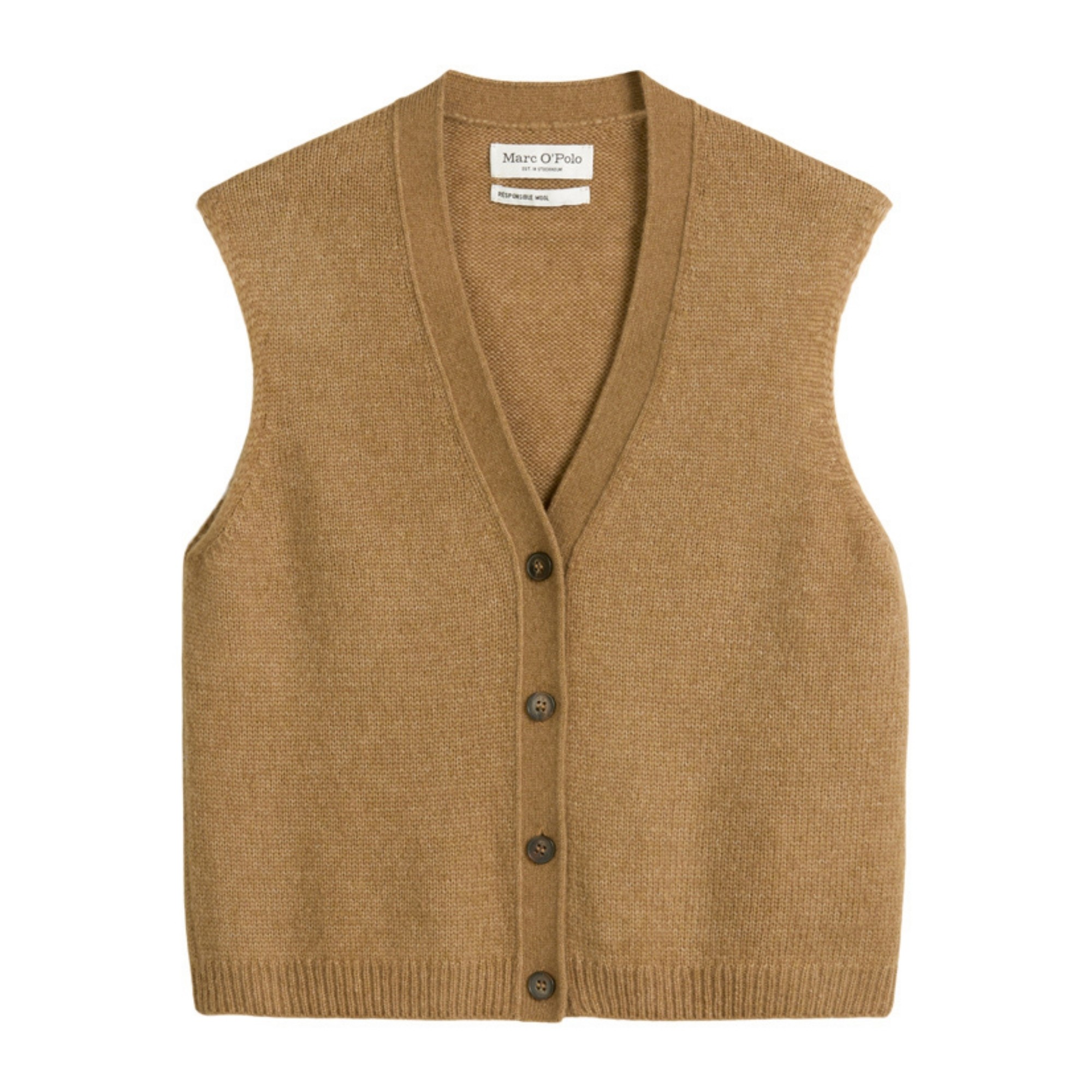 MARC O'POLO Liemenė moterims, Ruda, 508612165009 Vest