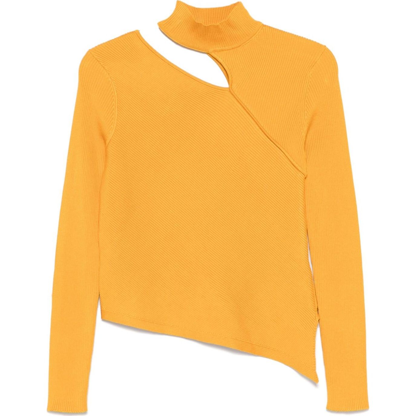 DKNY Megztinis moterims, Golden, L/s cutout mck nck sweater 1