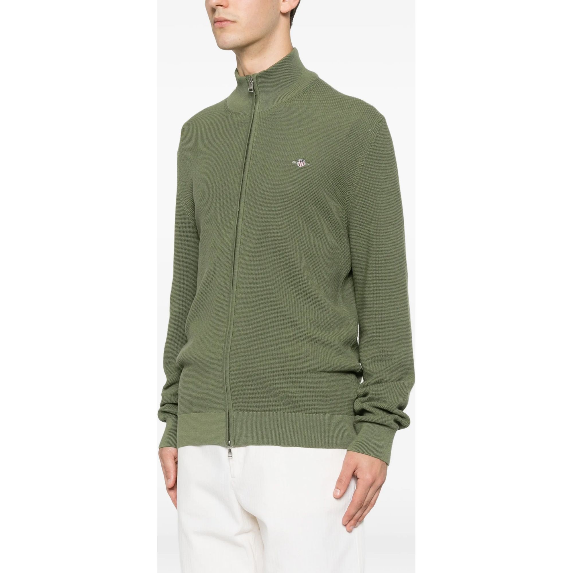 GANT Kardiganas vyrams, Žalia, 8030293-379 Cardigans 3