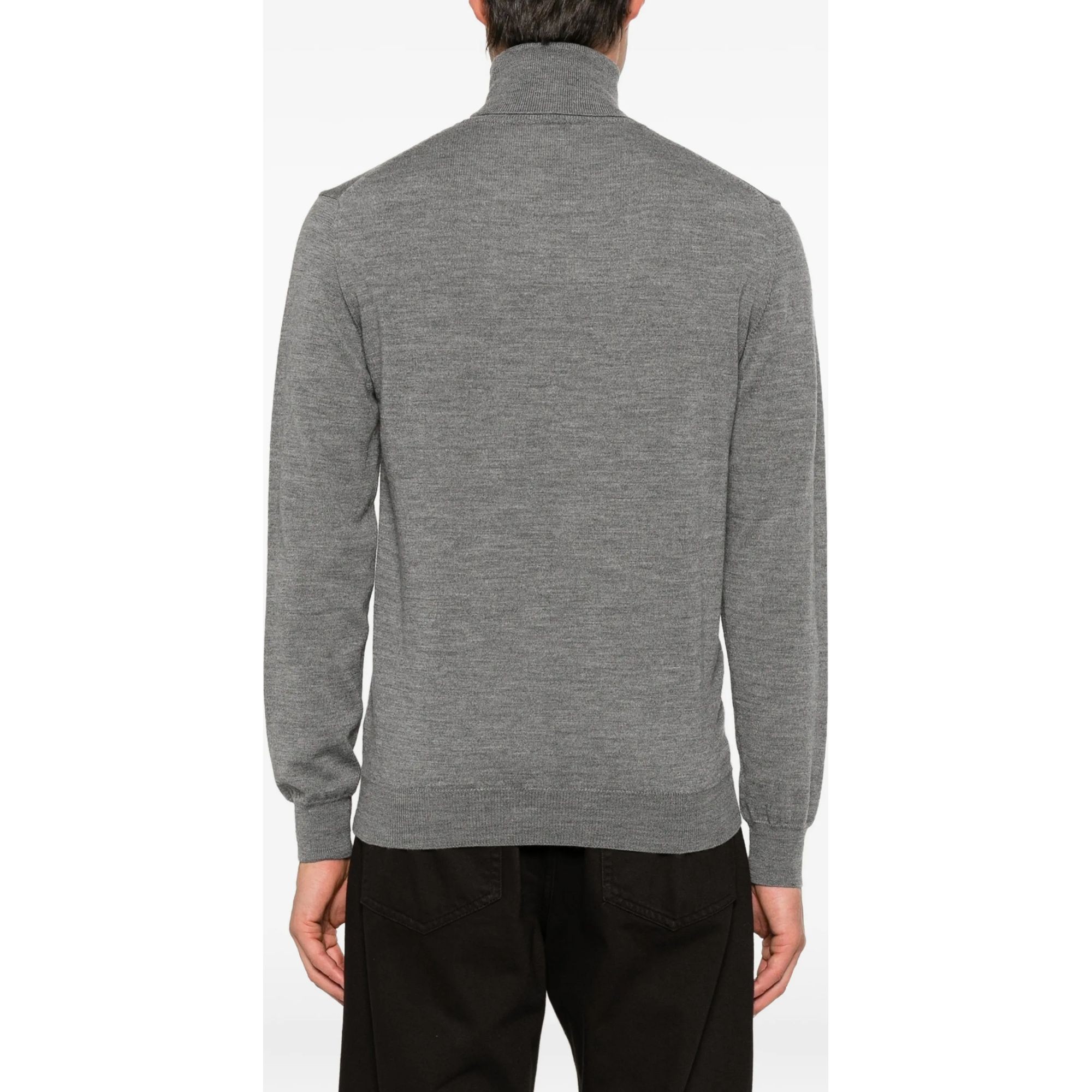 SERGIO MORETTI Megztinis su kaklu vyrams, Pilka, Turtleneck 4
