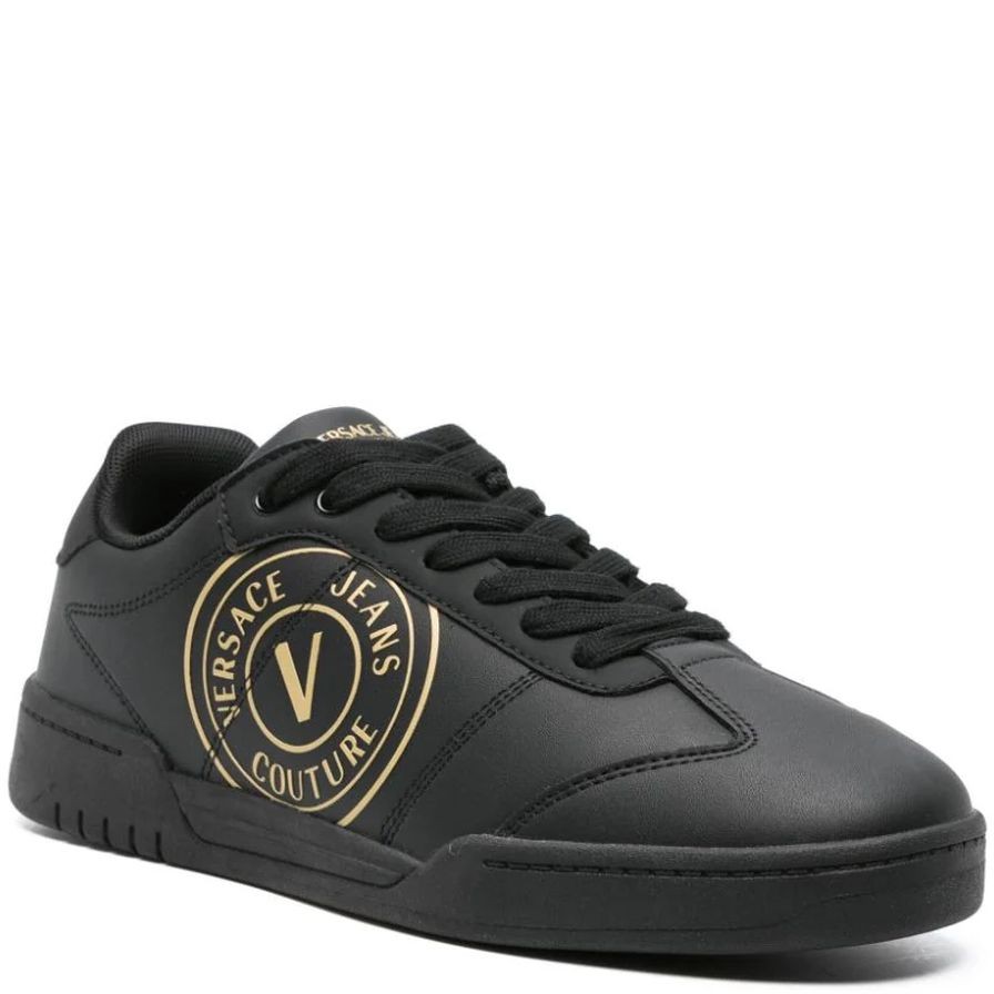 VERSACE JEANS CUTURE Sportbačiai vyrams, Juoda, Fondo Brooklyn Sneakers 1