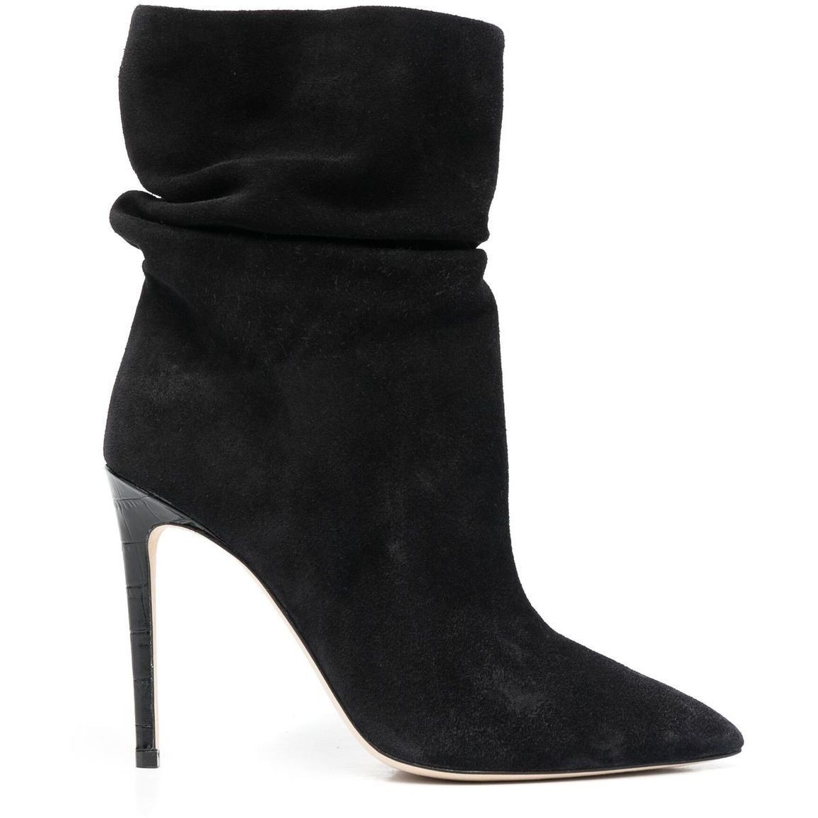 PARIS TEXAS Auliniai moterims, Juoda, Stiletto slouchy ankle boot 1