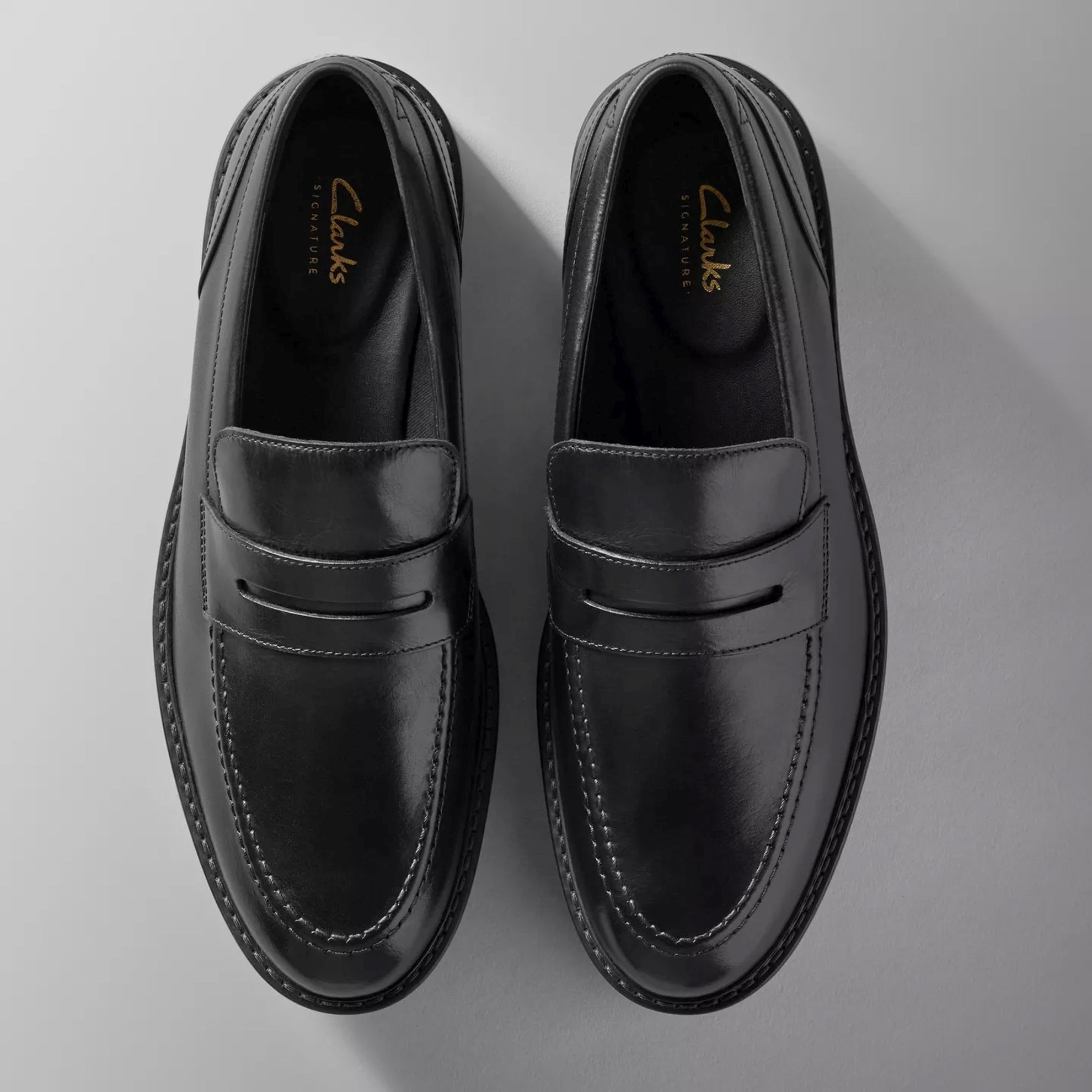 CLARKS Loaferiai vyrams, Juoda, Aldwin step loafers 4