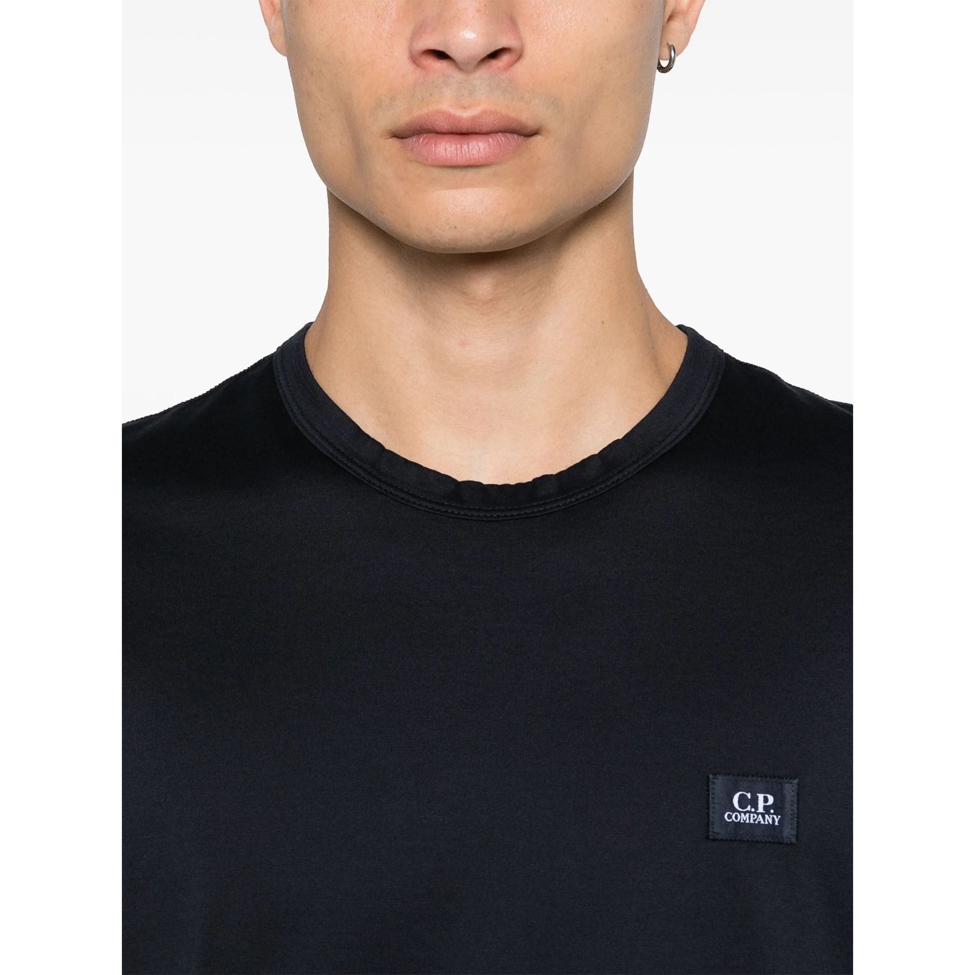 C.P. COMPANY Marškinėliai trump. rankovėmis vyrams, Mėlyna, Jersey t-shirts 5